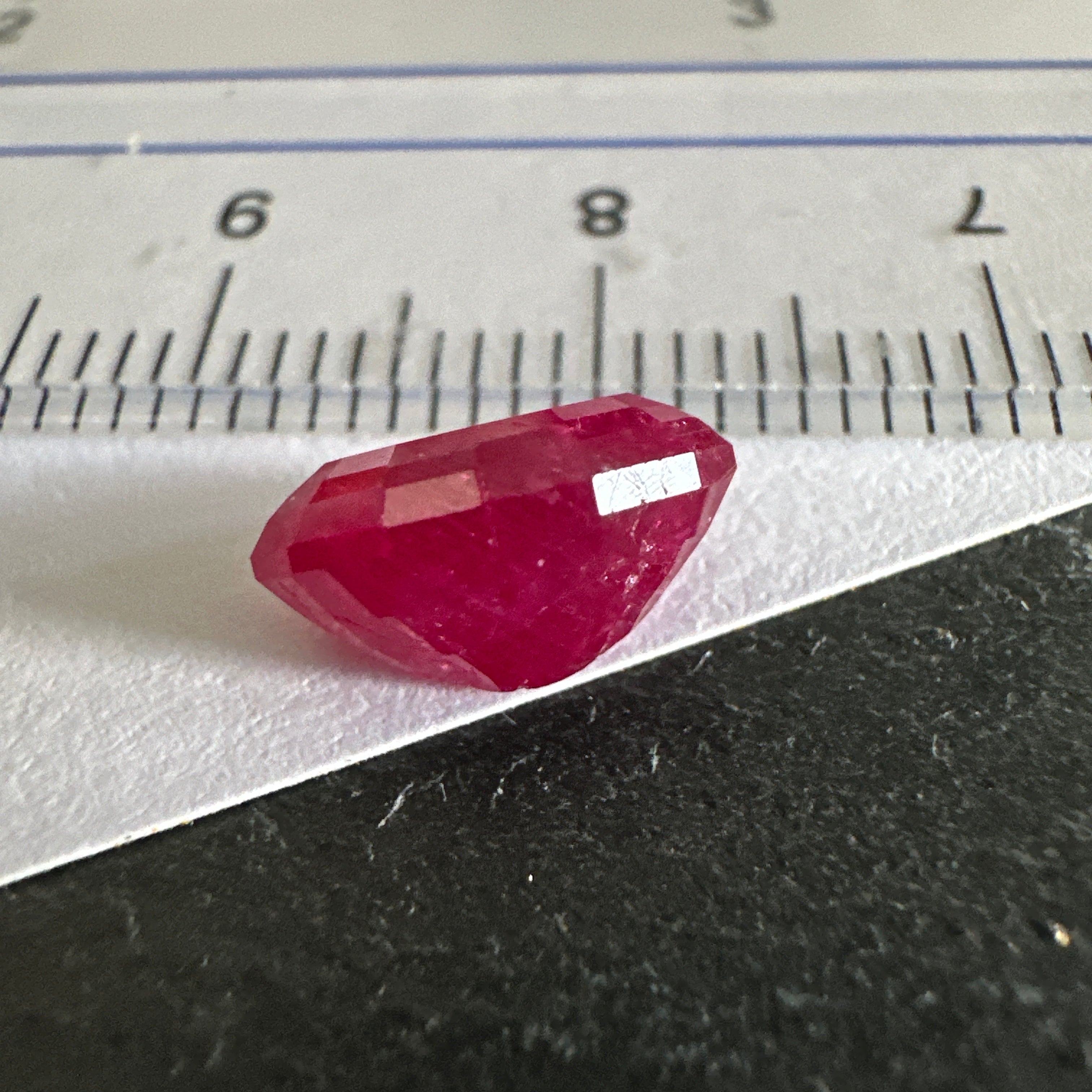 Ruby, 2.79ct, Longido Mines, Tanzania, Untreated Unheated