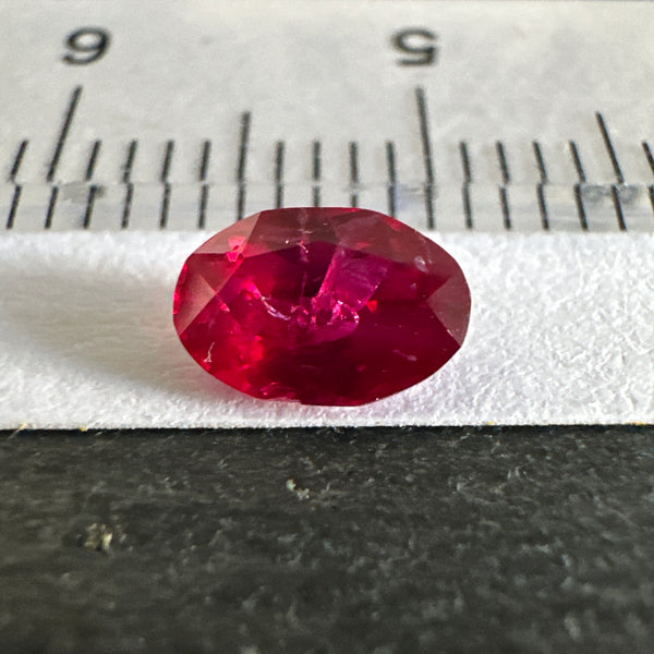 Ruby, 0.60ct, Tanzania, Untreated Unheated