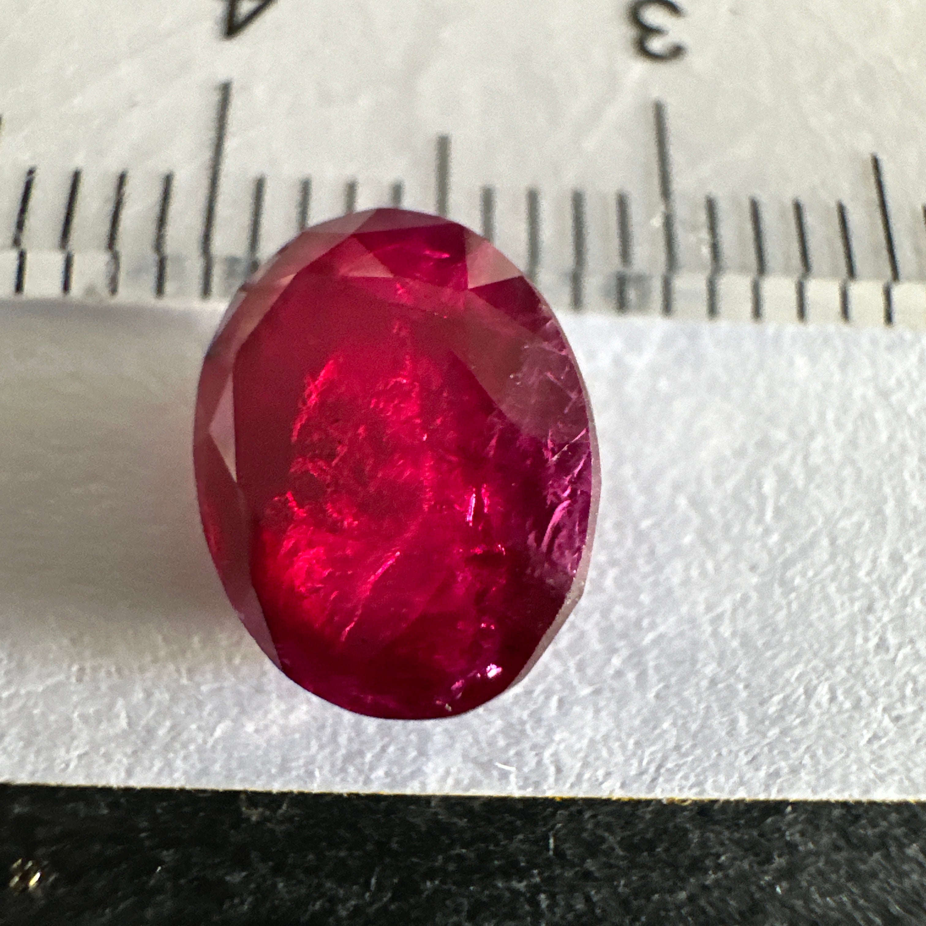 Ruby, 2.89ct, Longido, Tanzania, Untreated Unheated