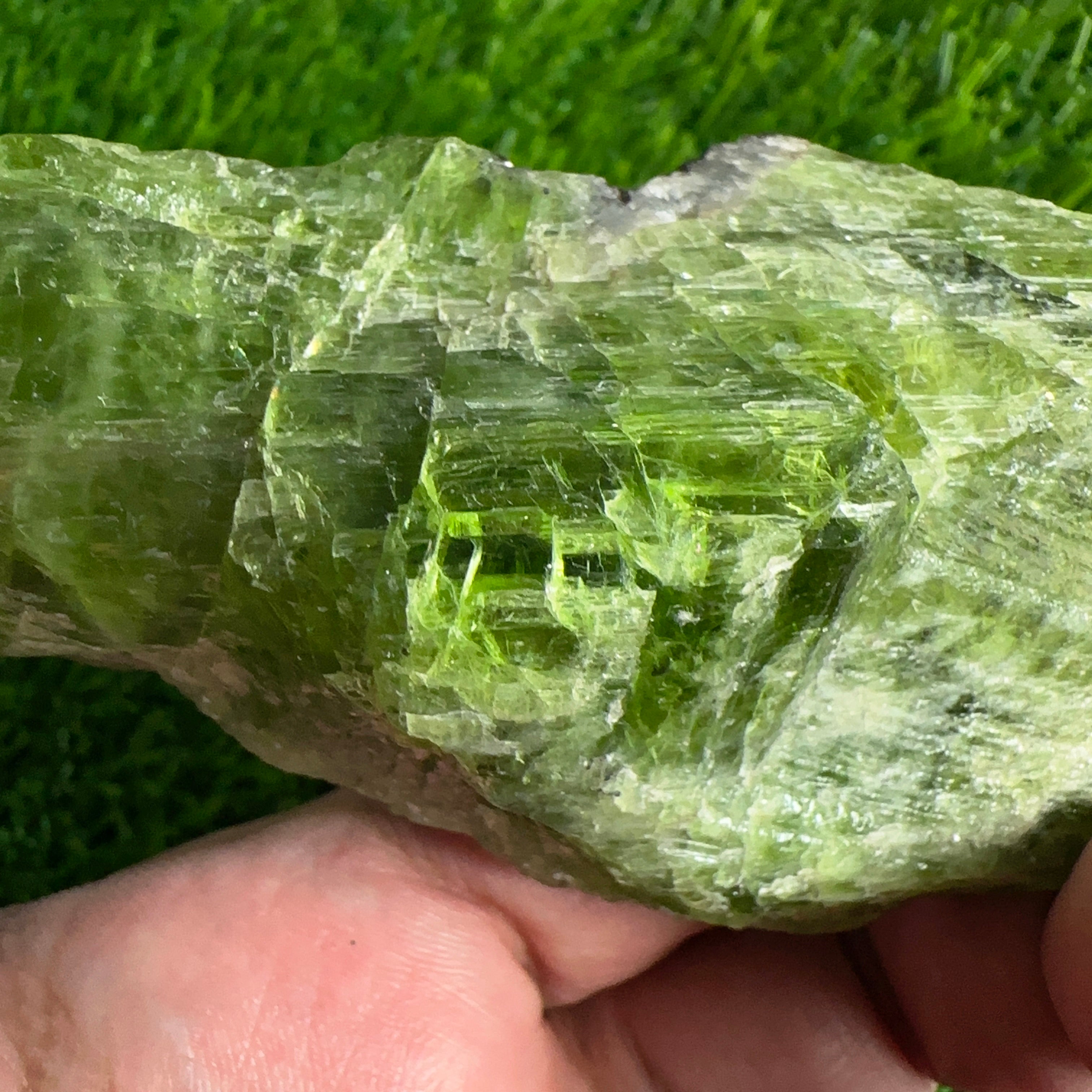 Tremolite Crystal from Merelani, 164.90gm, Rare, fully crystalized and etched from all sides, looks like multiple crystals formed together, gemmy