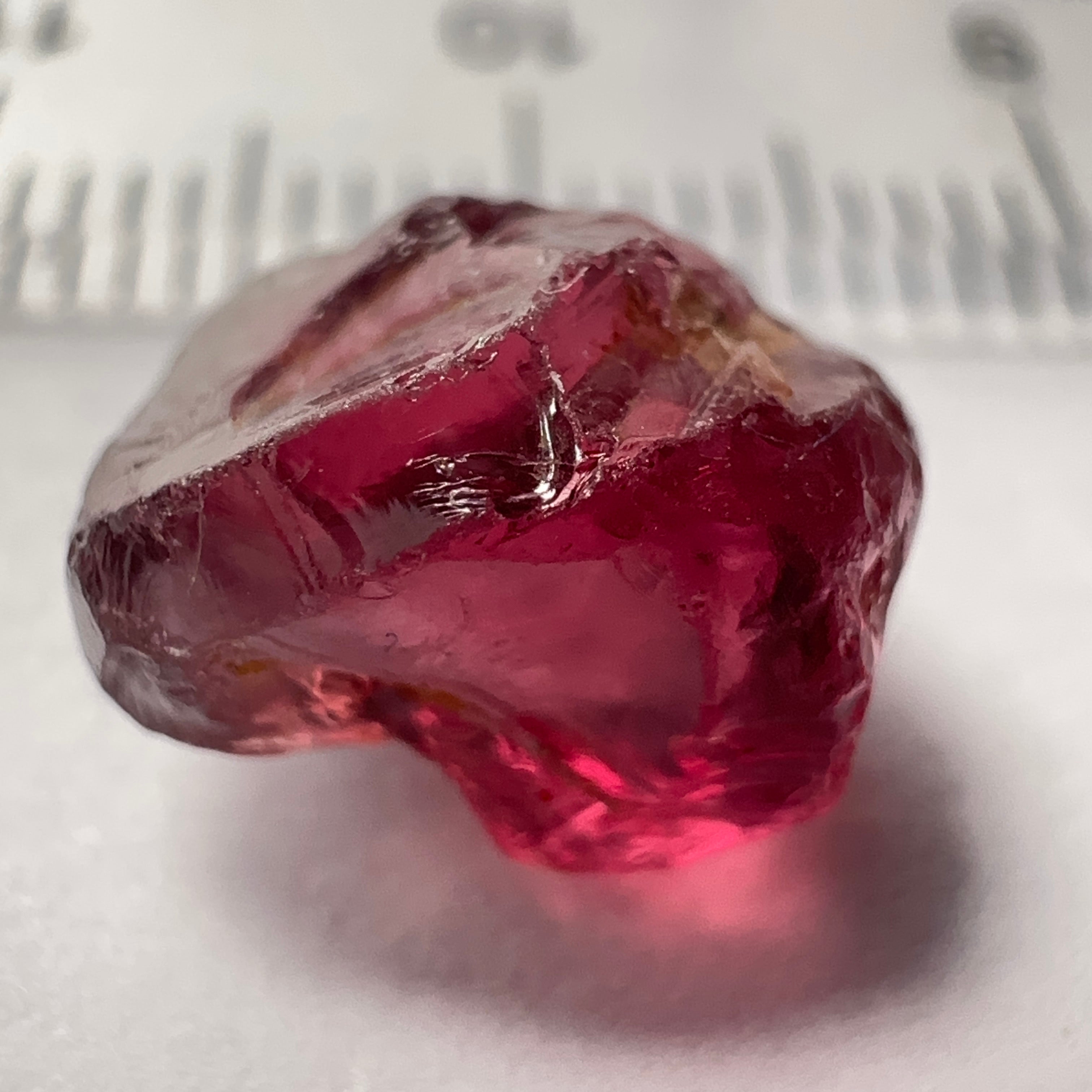 Rhodolite Garnet Colour Shifting, 6.06ct, Umba, Tanzania, Untreated Untreated. VVS with very slight silk on the outside