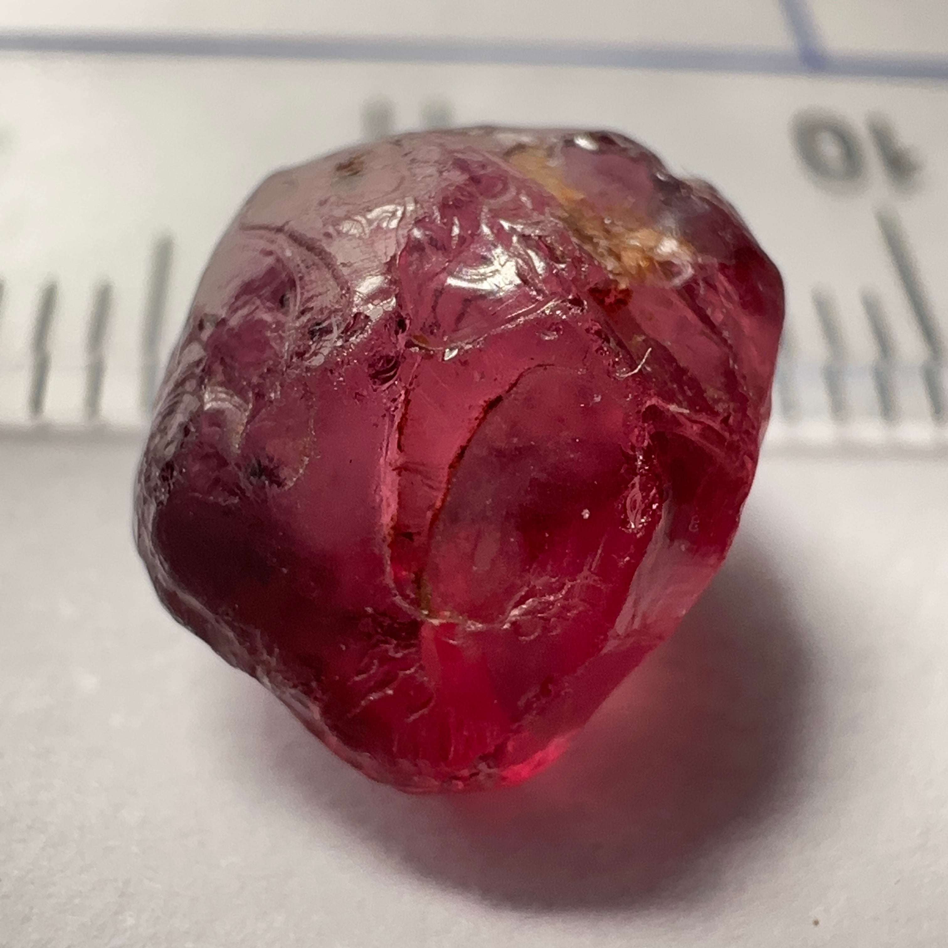 Rhodolite Garnet Colour Shifting, 6.06ct, Umba, Tanzania, Untreated Untreated. VVS with very slight silk on the outside