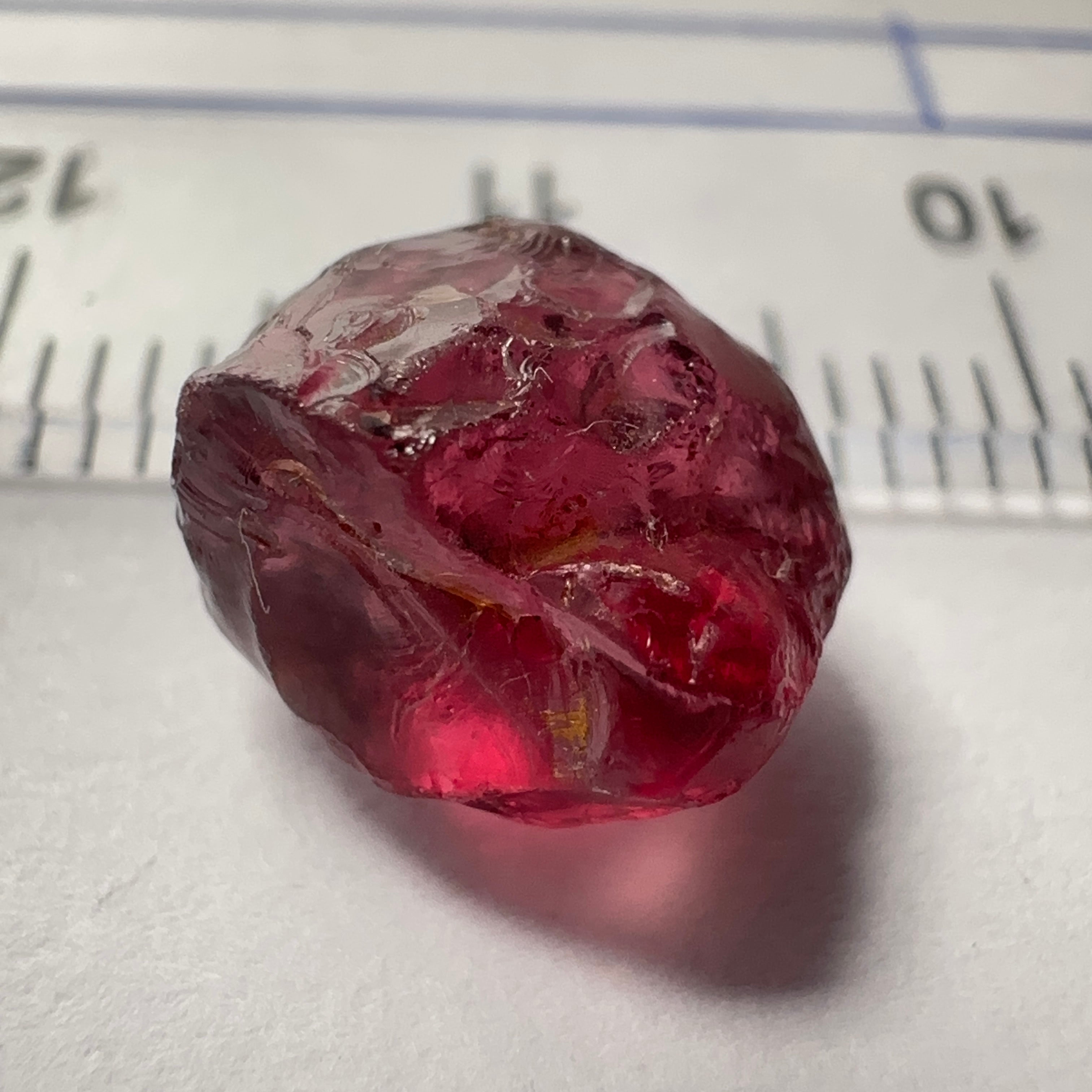 Rhodolite Garnet Colour Shifting, 6.06ct, Umba, Tanzania, Untreated Untreated. VVS with very slight silk on the outside