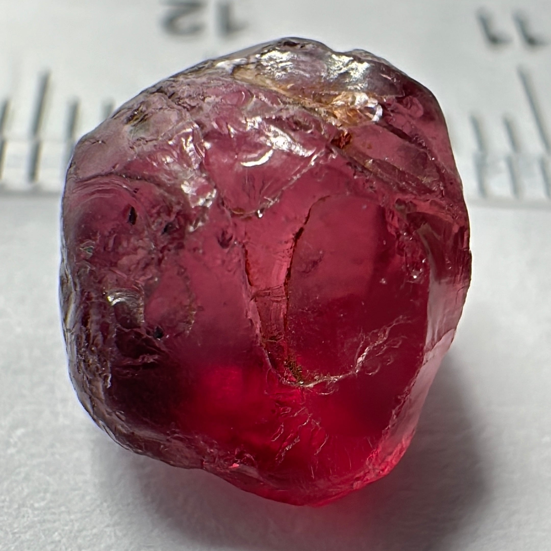 Rhodolite Garnet Colour Shifting, 6.06ct, Umba, Tanzania, Untreated Untreated. VVS with very slight silk on the outside