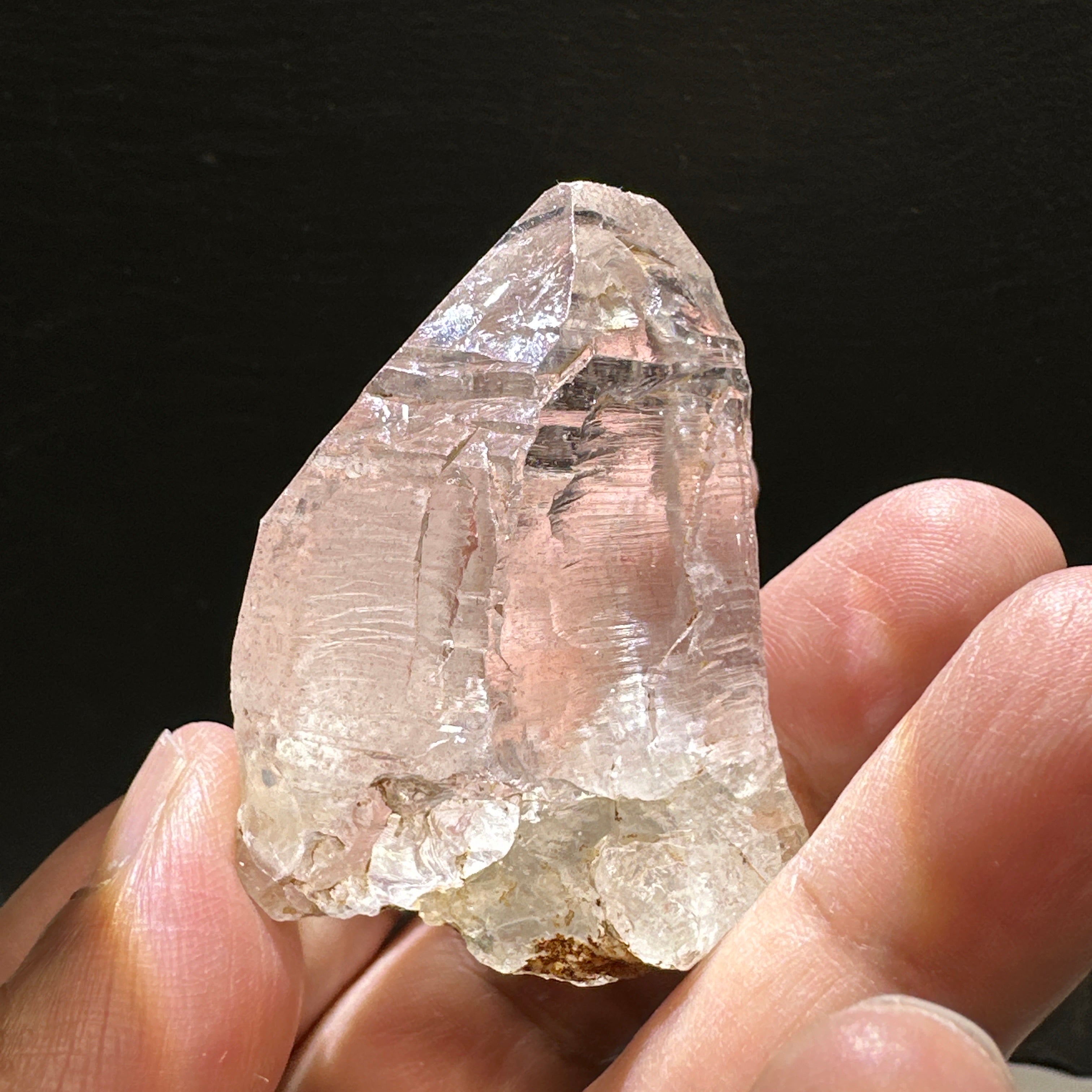 Quartz Crystal, 52.3gm, Tanzania, very unusual etching, see all the photos