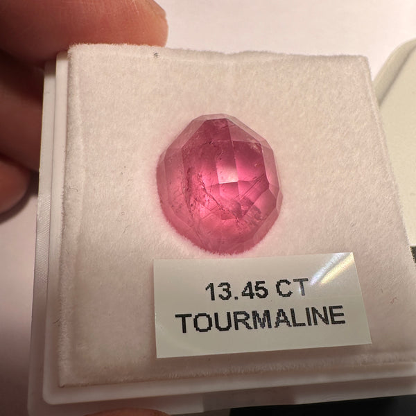 Congo Tourmaline, 13.45ct, Untreated Unheated, see it in different lights