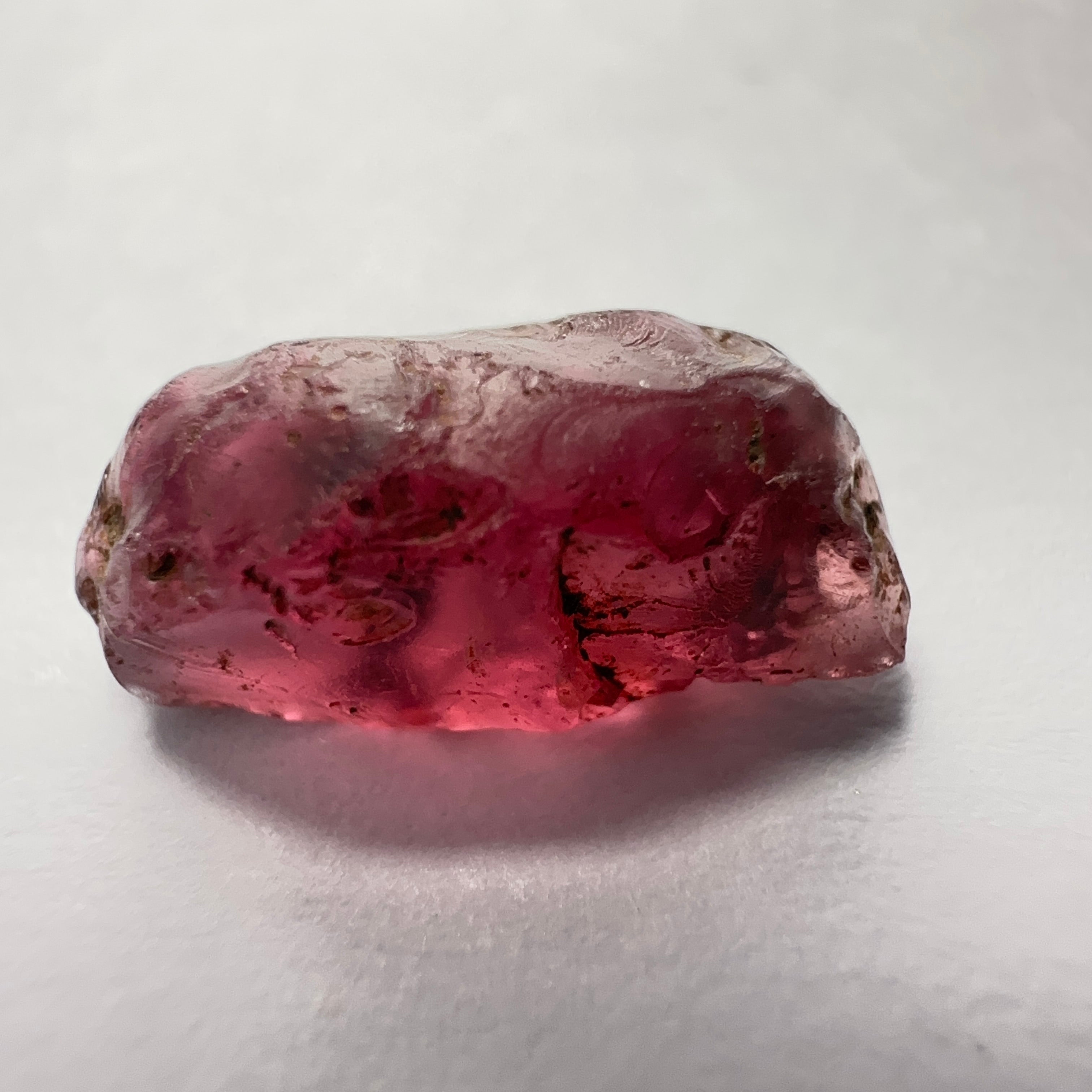 Rhodolite Garnet Colour Shifting, 5.32ct, Umba, Tanzania, Untreated Untreated. A very large spot on the outside going a few mm in