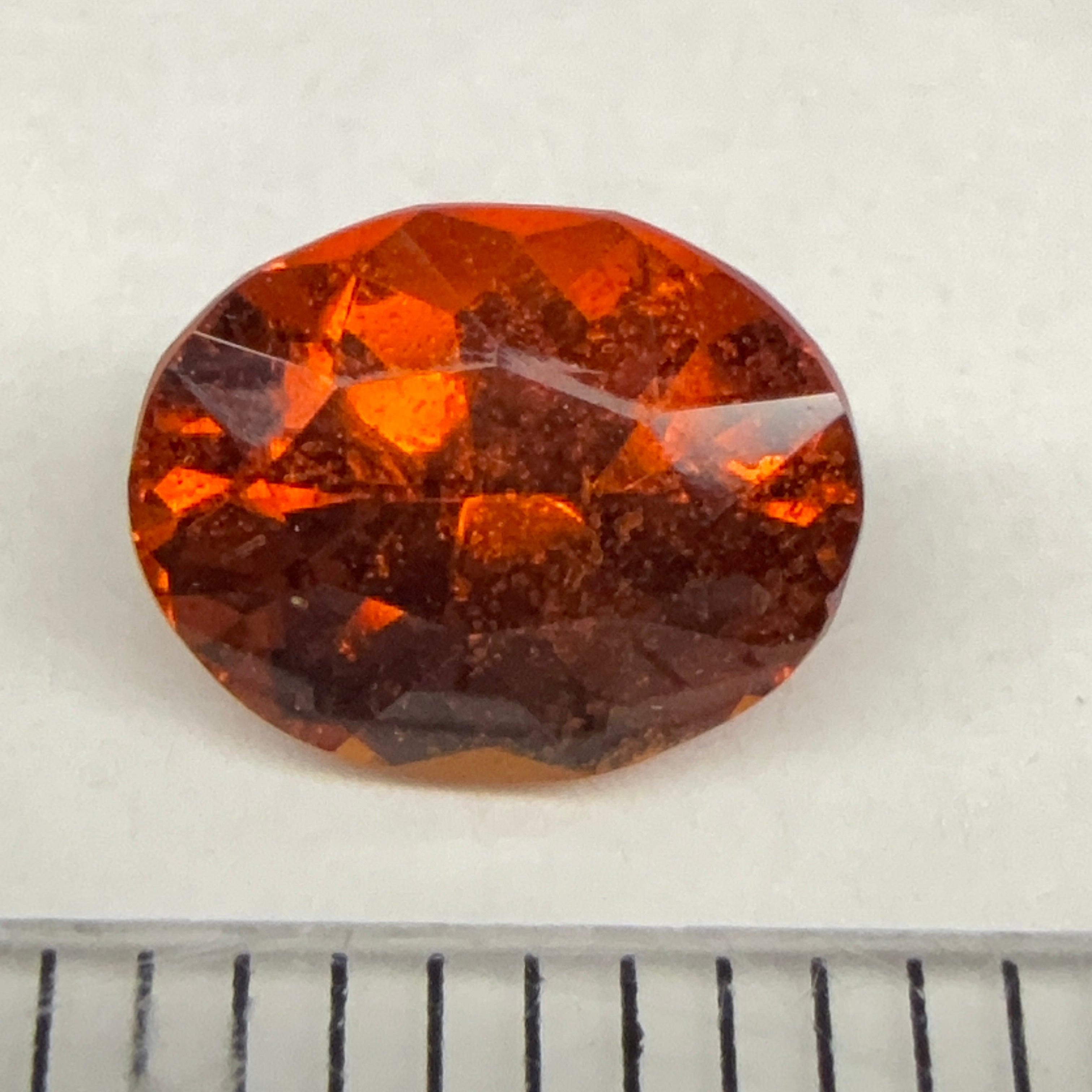 Orange Grossular Garnet, 1.56ct, Tanzania, Untreated Unheated