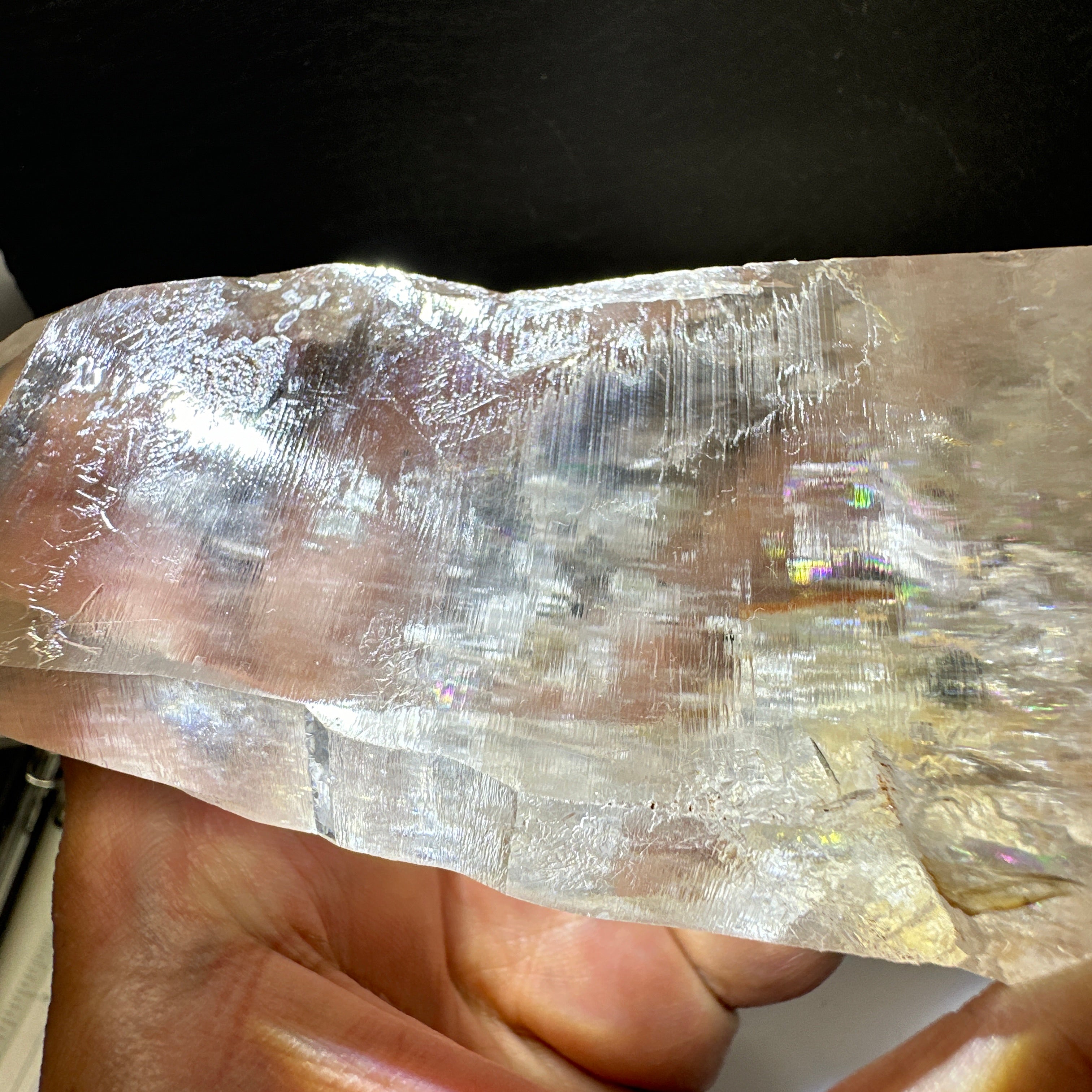 Quartz Crystal, 617.1gm, Tanzania, very unusual etching, see all the photos