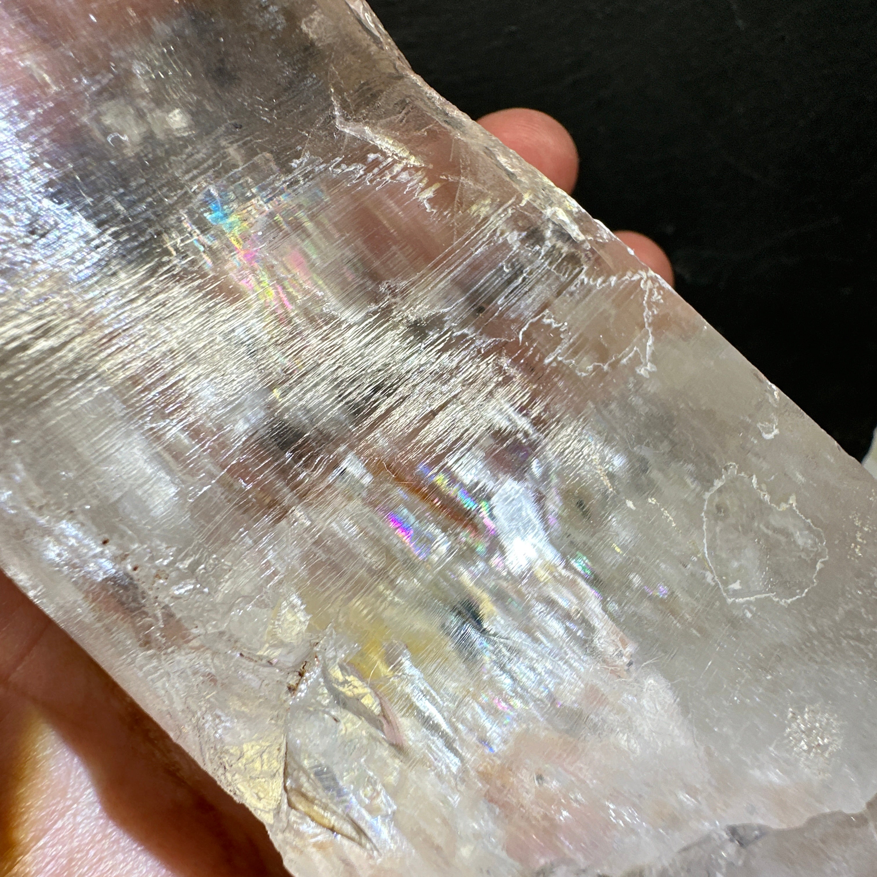 Quartz Crystal, 617.1gm, Tanzania, very unusual etching, see all the photos