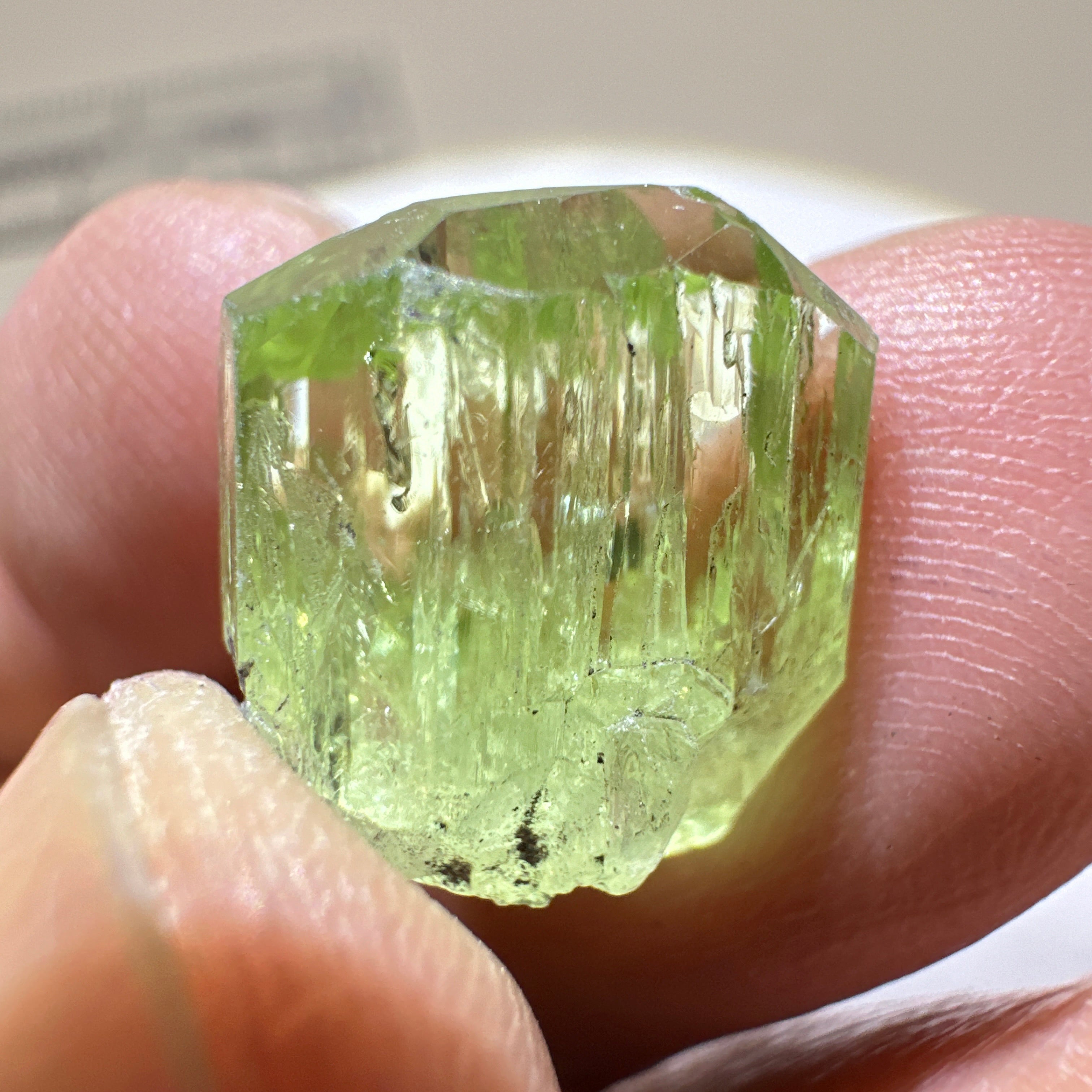 Diopside crystal, 2.6gm, Merelani, Tanzania