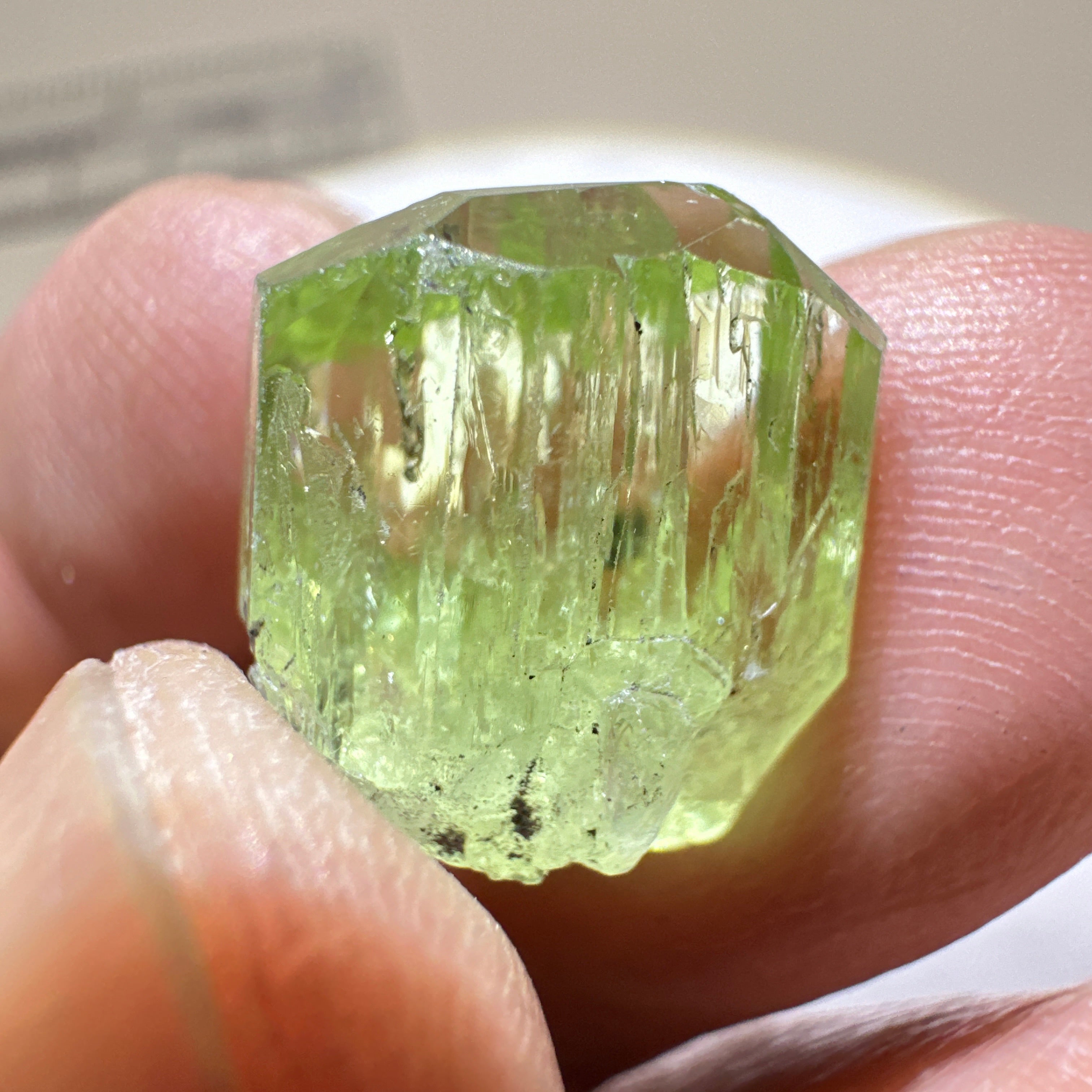 Diopside crystal, 2.6gm, Merelani, Tanzania