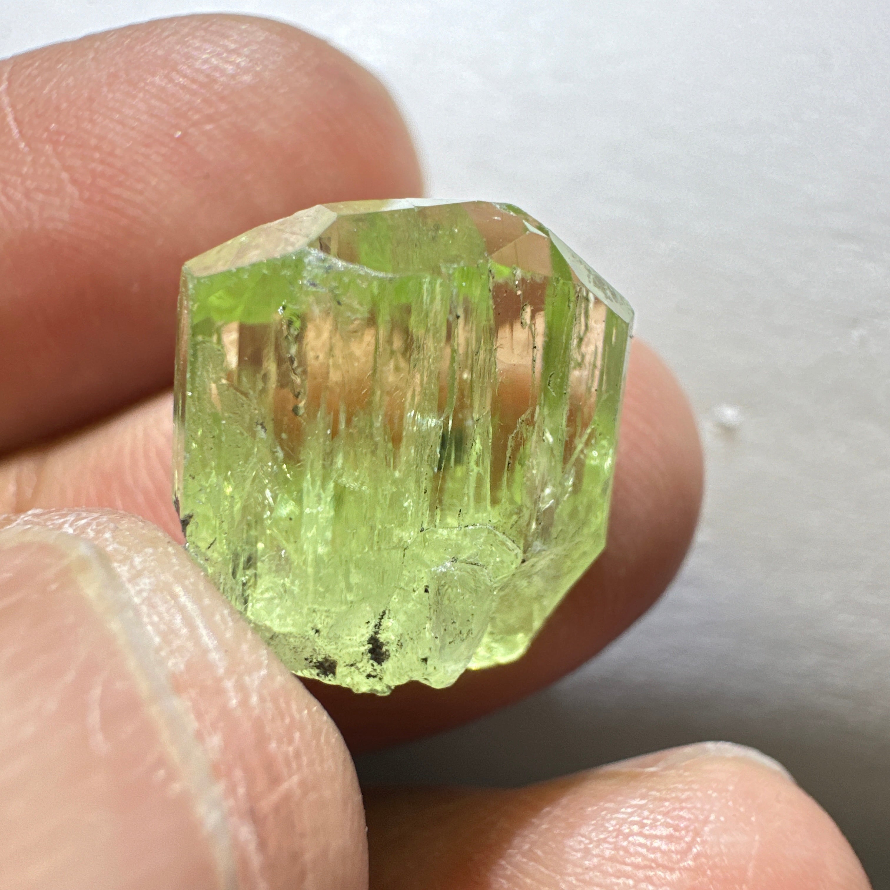 Diopside crystal, 2.6gm, Merelani, Tanzania