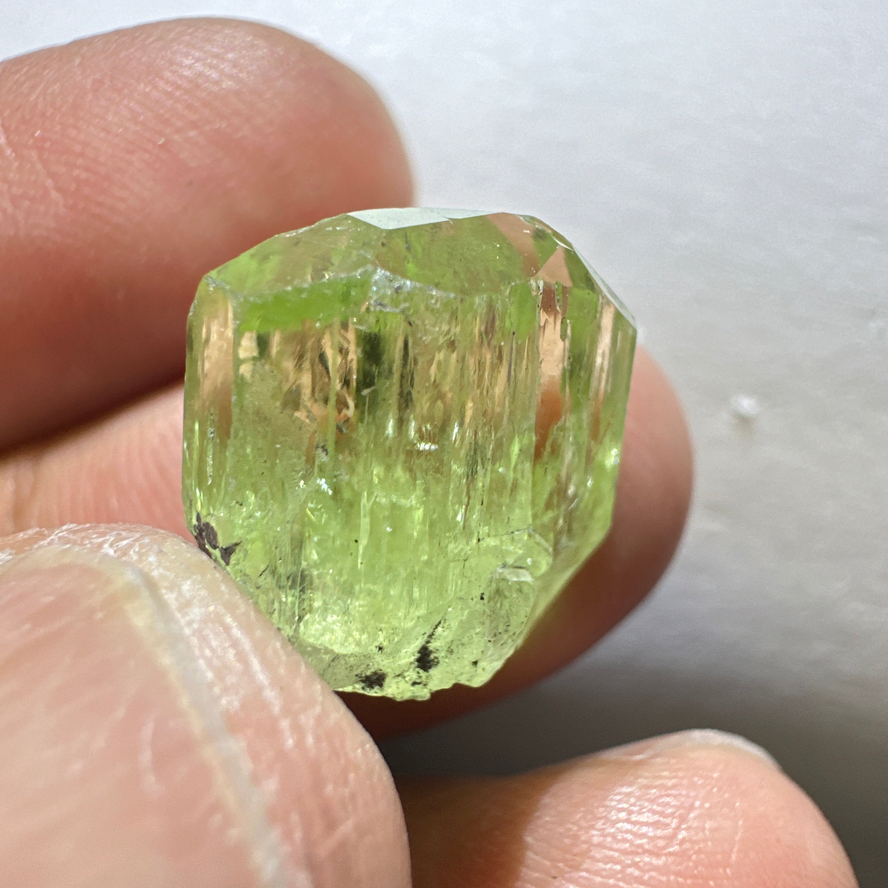 Diopside crystal, 2.6gm, Merelani, Tanzania