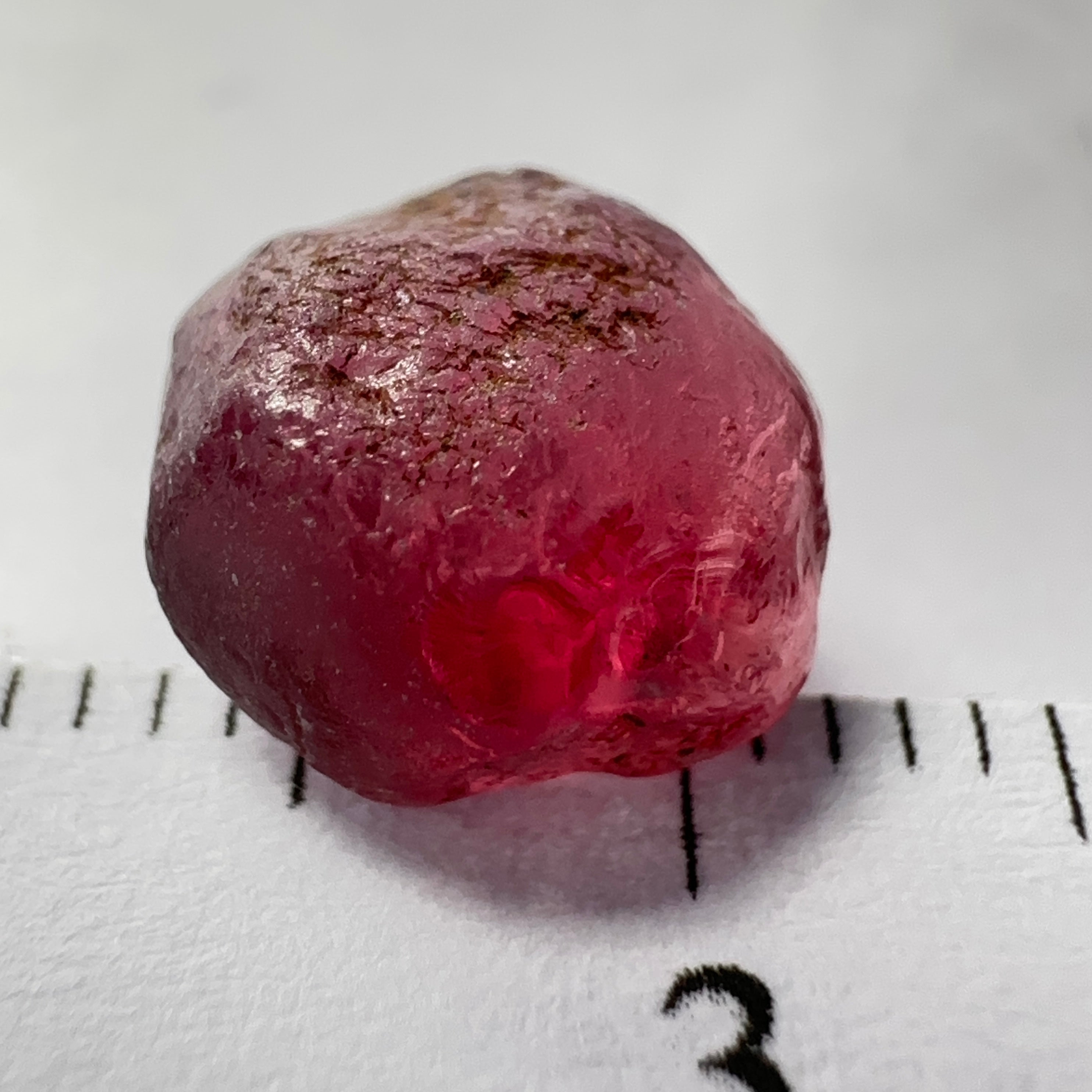 Rhodolite Garnet Colour Shifting, 3.84ct, Umba, Tanzania, Untreated Untreated. Few bubbles on the outside