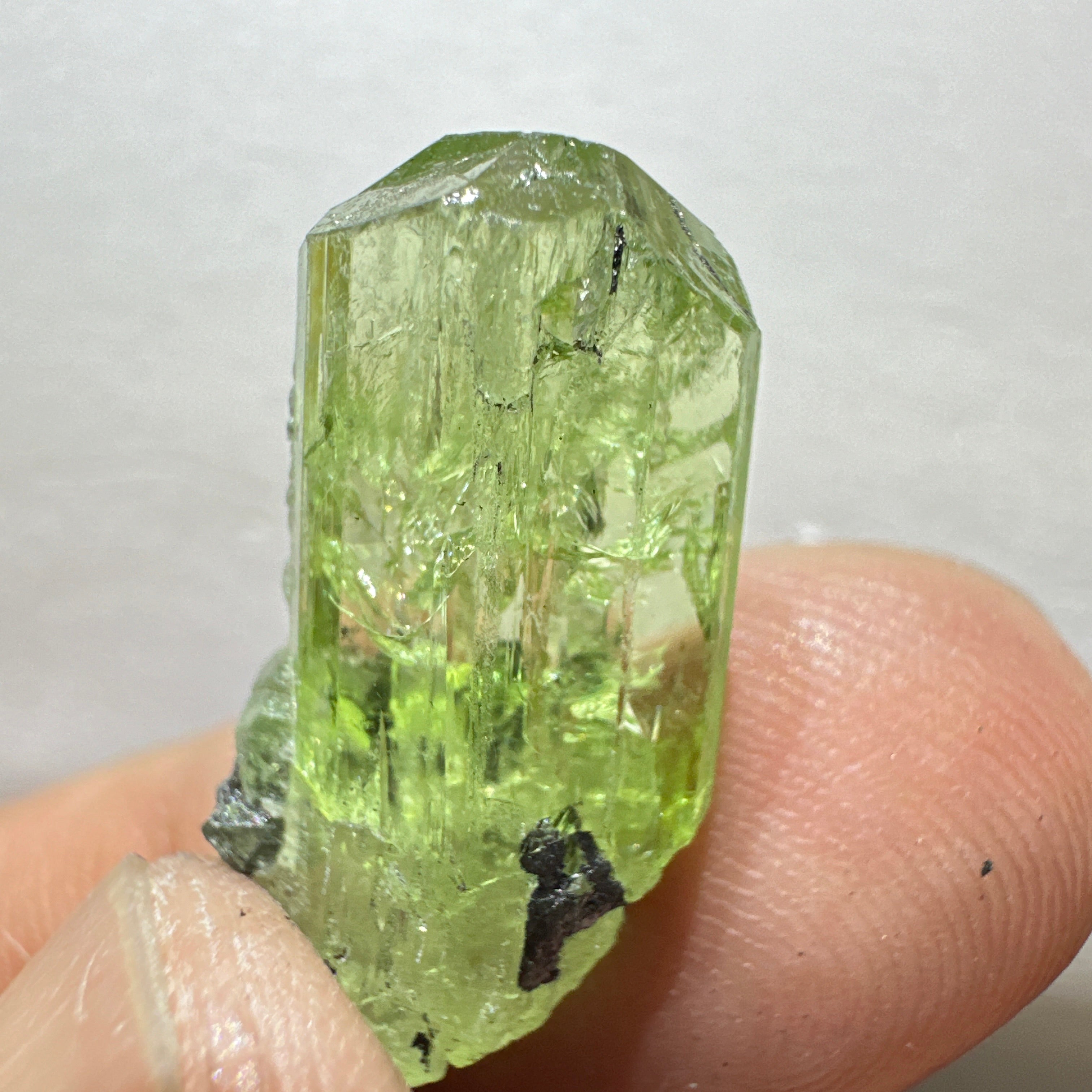 Diopside crystal on matrix, 3.0gm, Merelani, Tanzania