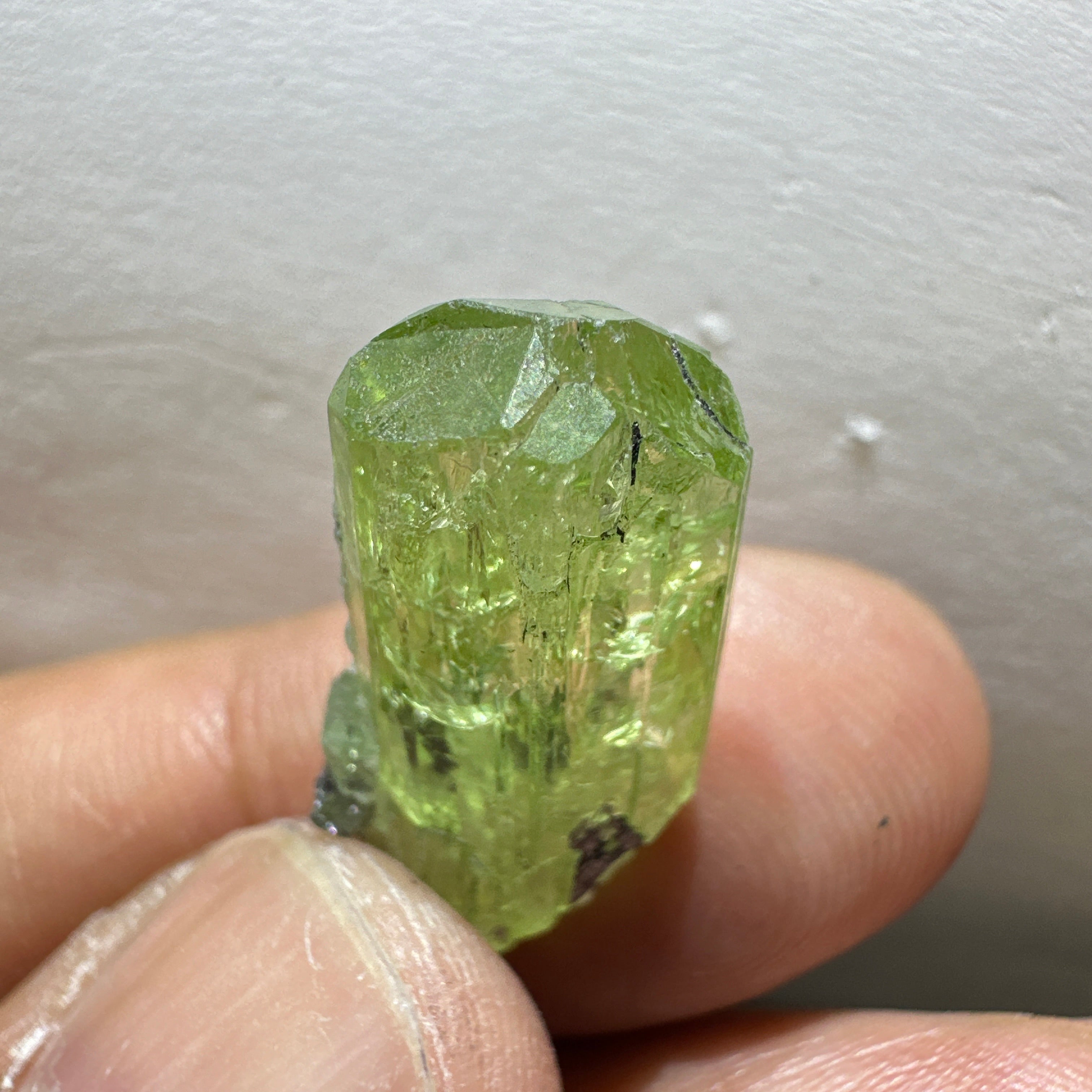 Diopside crystal on matrix, 3.0gm, Merelani, Tanzania