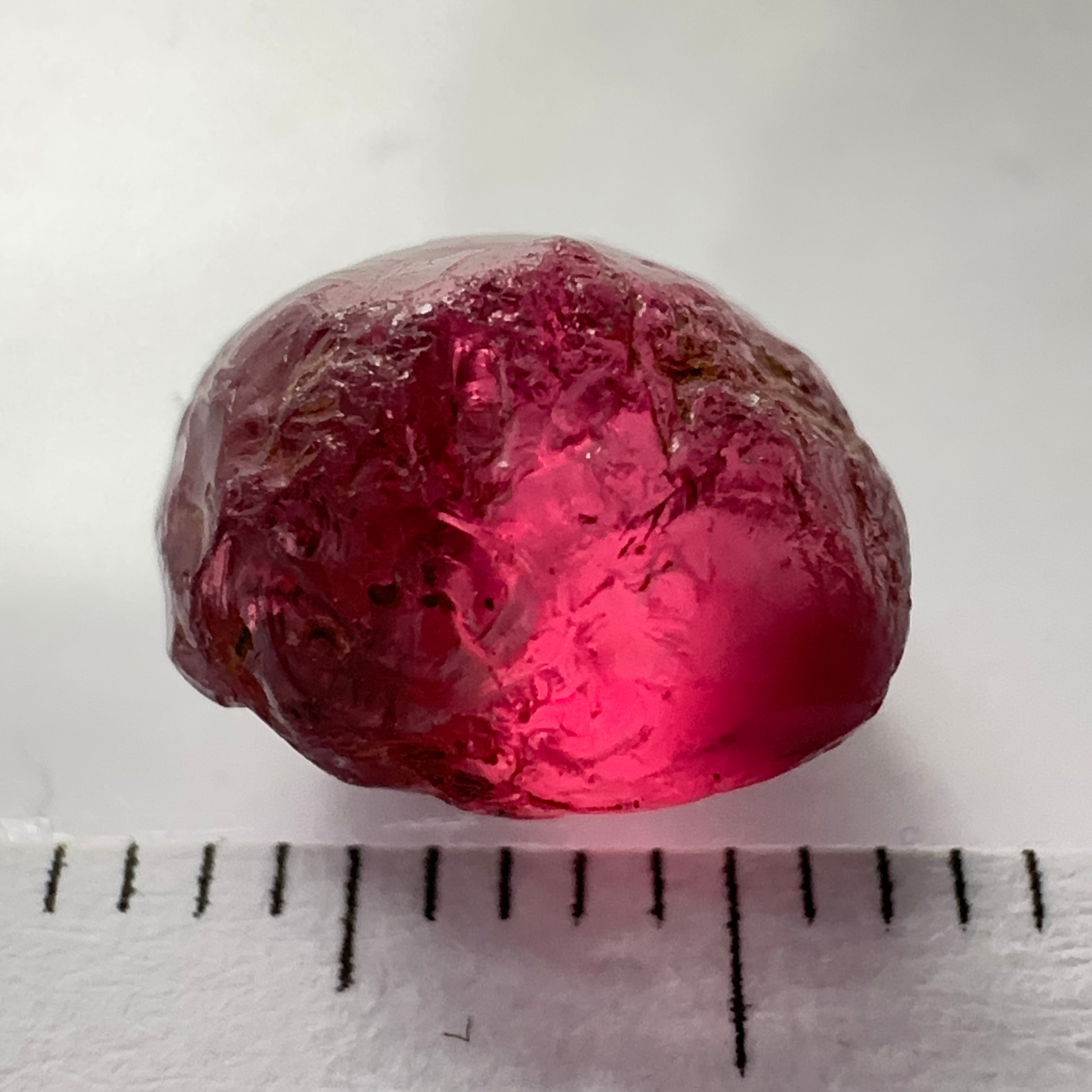 Rhodolite Garnet Colour Shifting, 4.85ct, Umba, Tanzania, Untreated Untreated. Few bubbles on the outside skin, rest vvs