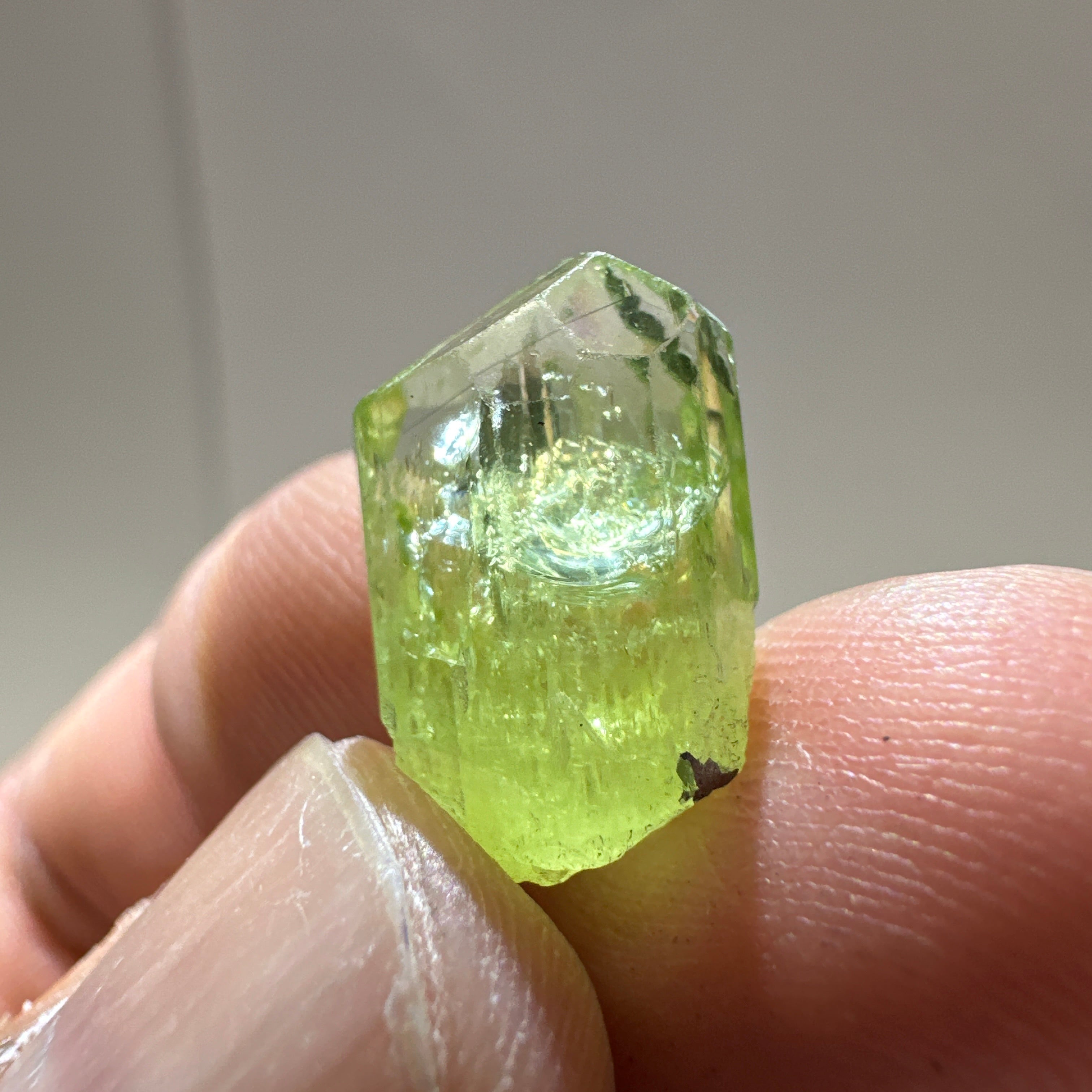 Diopside crystal, 2.4gm, Merelani, Tanzania