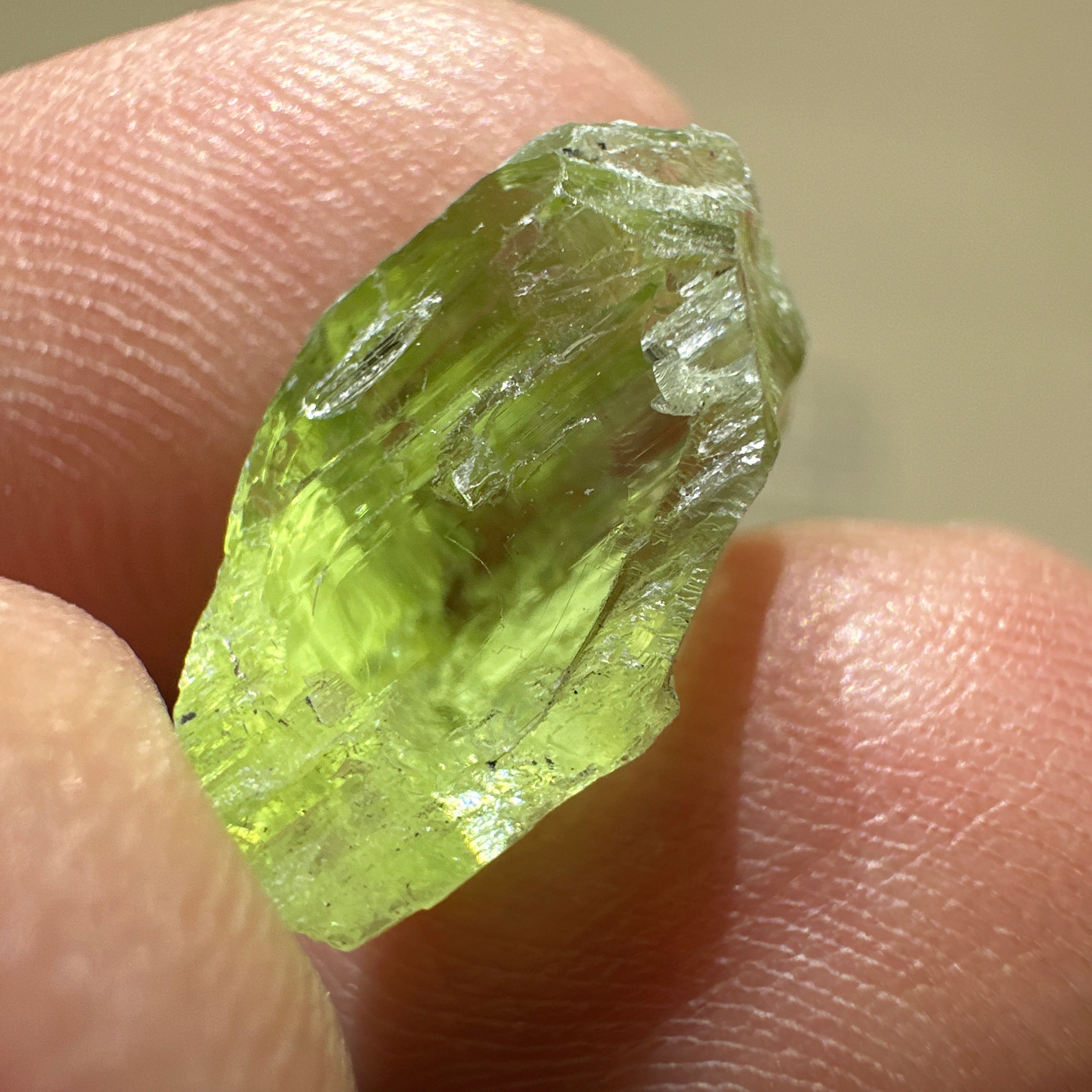 Diopside crystal, 1.2gm, Merelani, Tanzania - VVS-IF