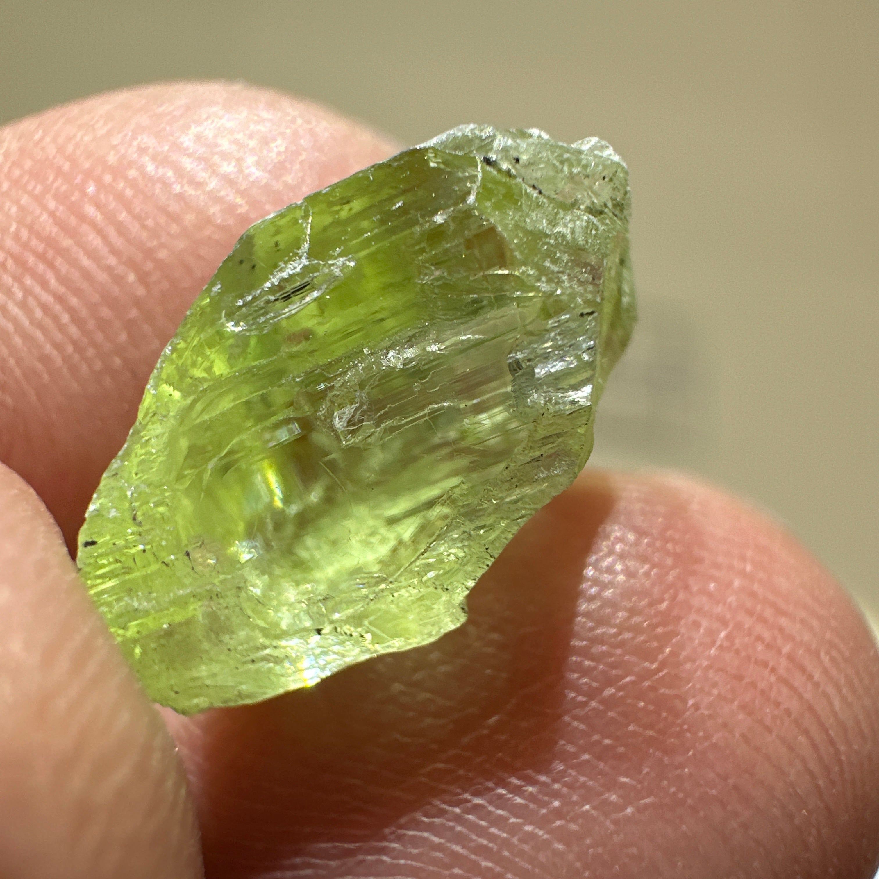 Diopside crystal, 1.2gm, Merelani, Tanzania - VVS-IF