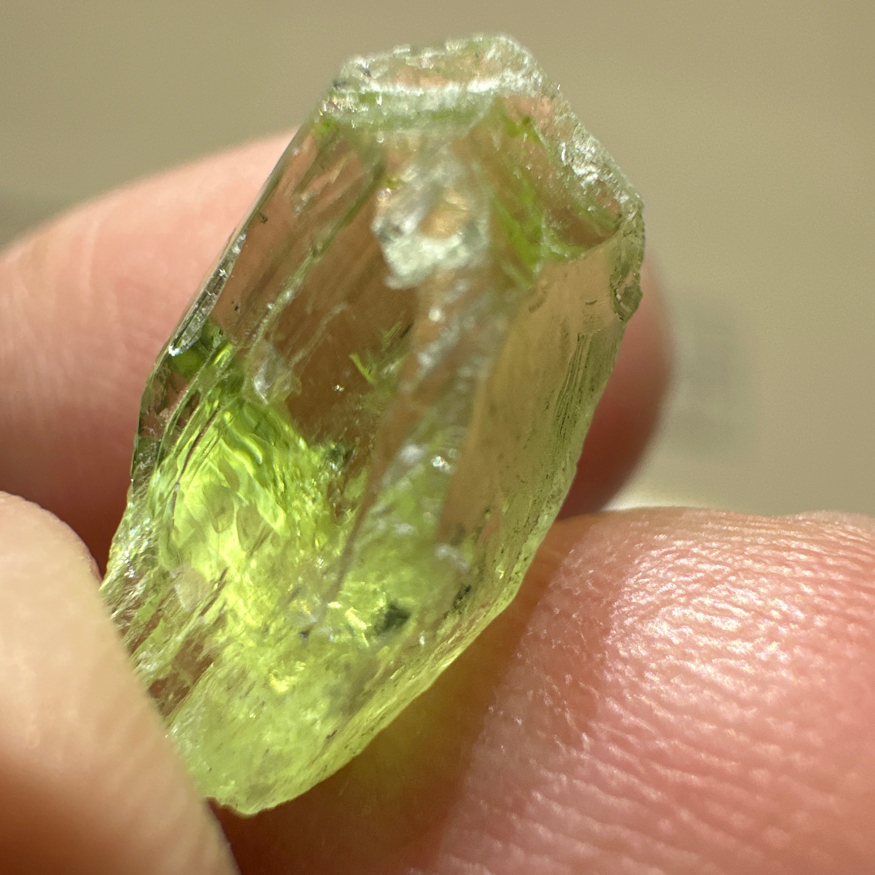 Diopside crystal, 1.2gm, Merelani, Tanzania - VVS-IF