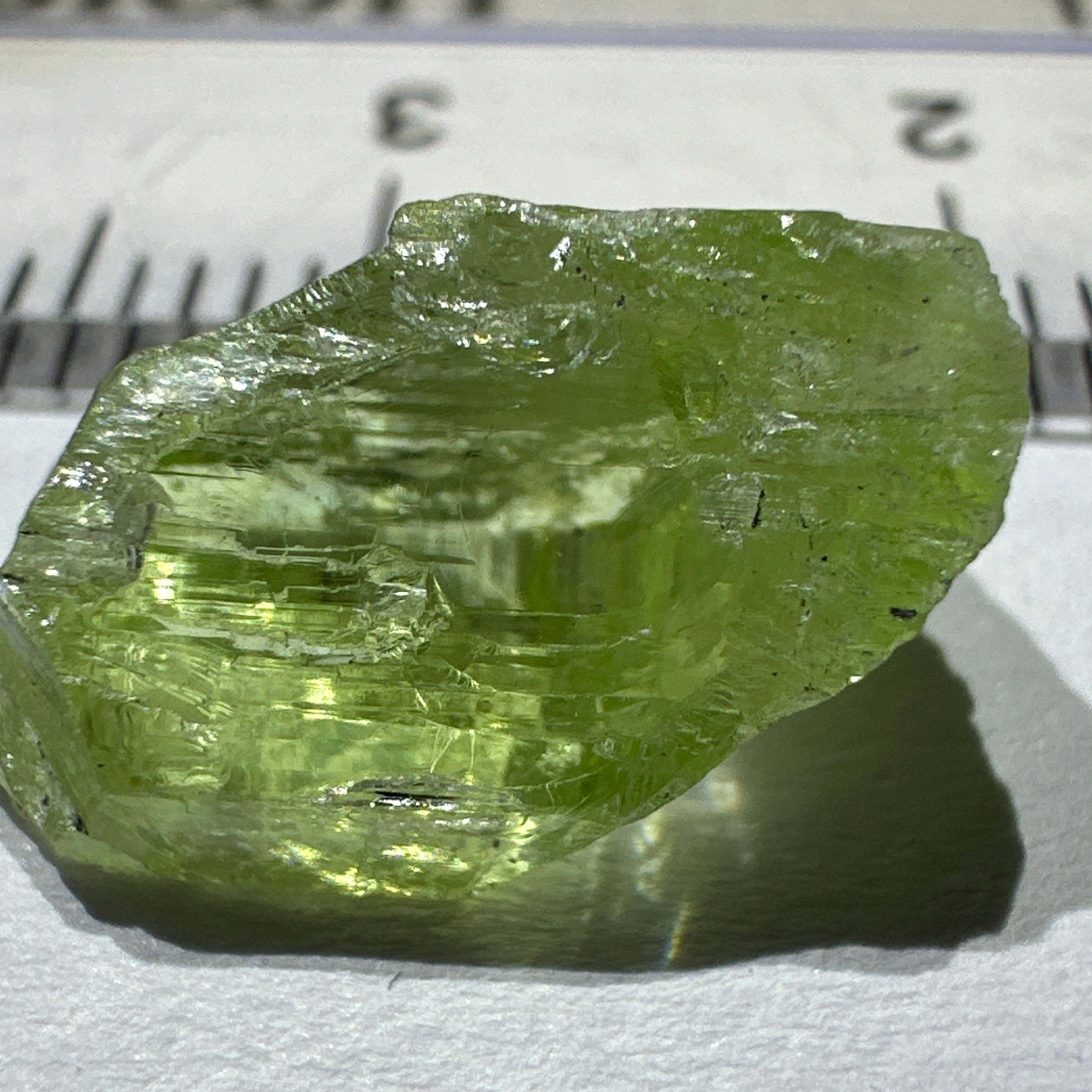 Diopside crystal, 1.2gm, Merelani, Tanzania - VVS-IF