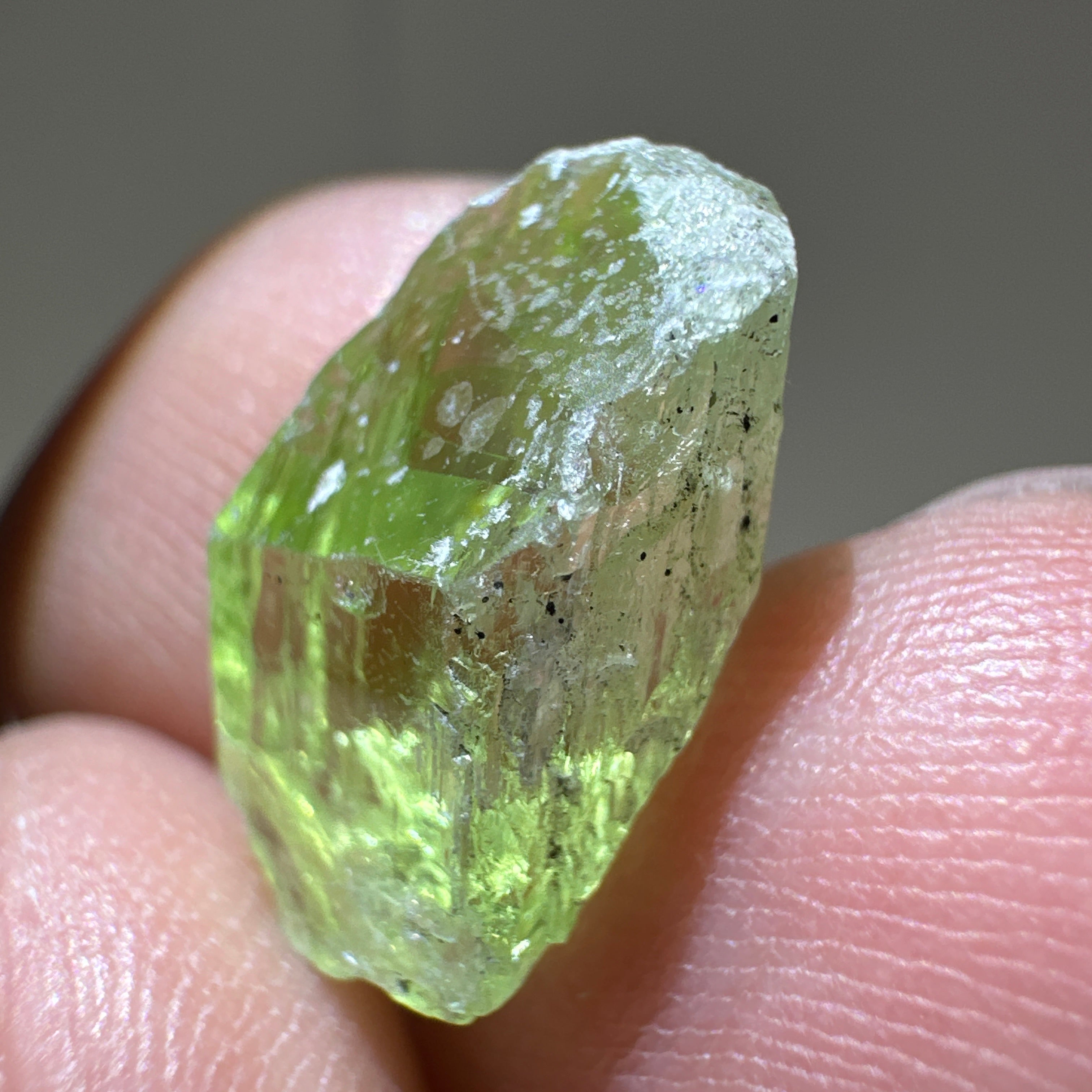 Diopside crystal, 1.2gm, Merelani, Tanzania - VVS-IF