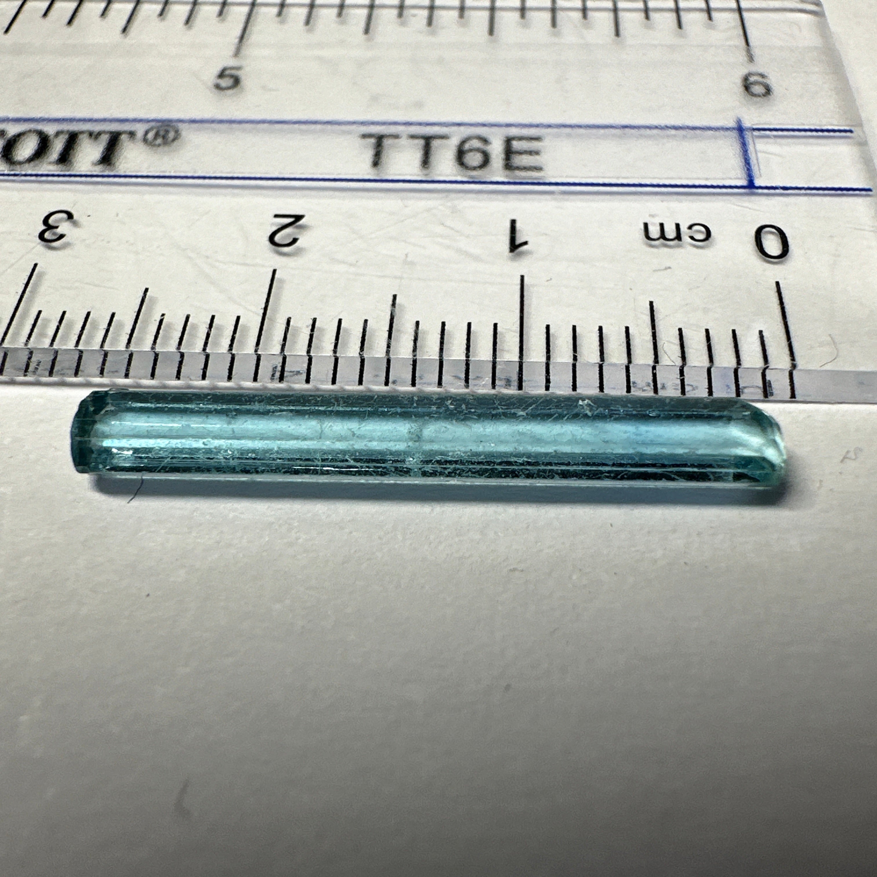 Blue Apatite Crystal, 2.32ct, Merelani, Tanzania, Untreated Unheated