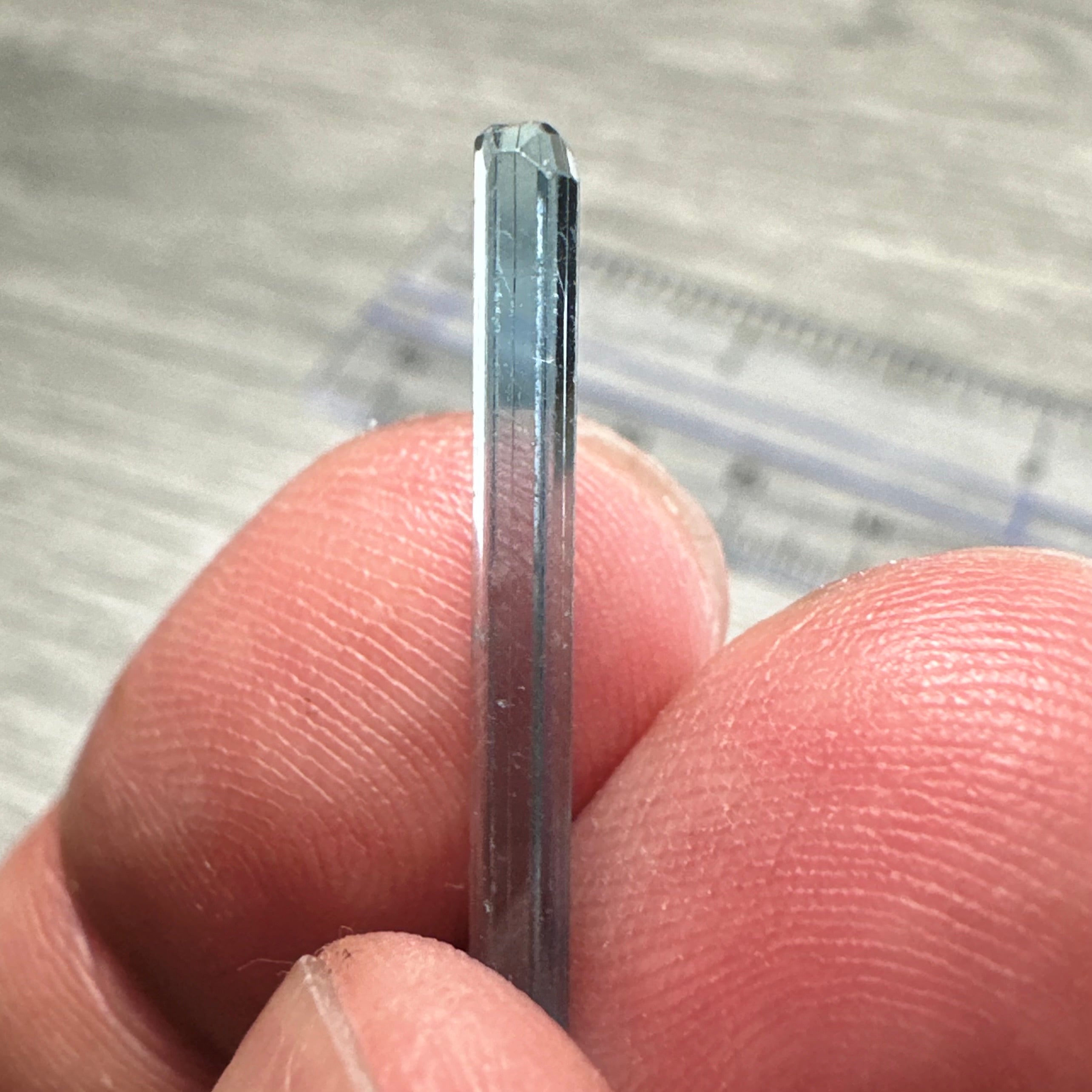 Blue Apatite Crystal, 2.32ct, Merelani, Tanzania, Untreated Unheated