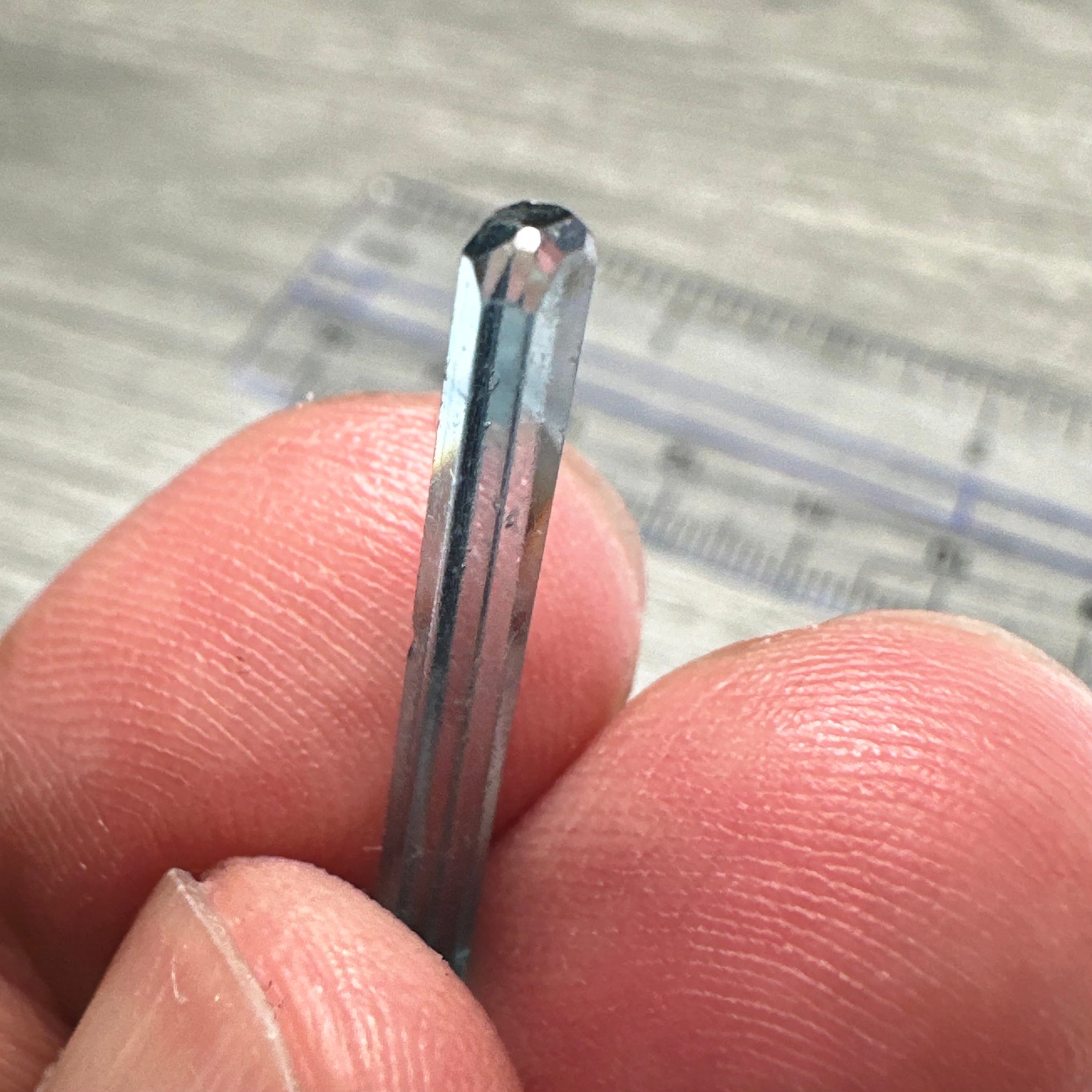 Blue Apatite Crystal, 2.32ct, Merelani, Tanzania, Untreated Unheated