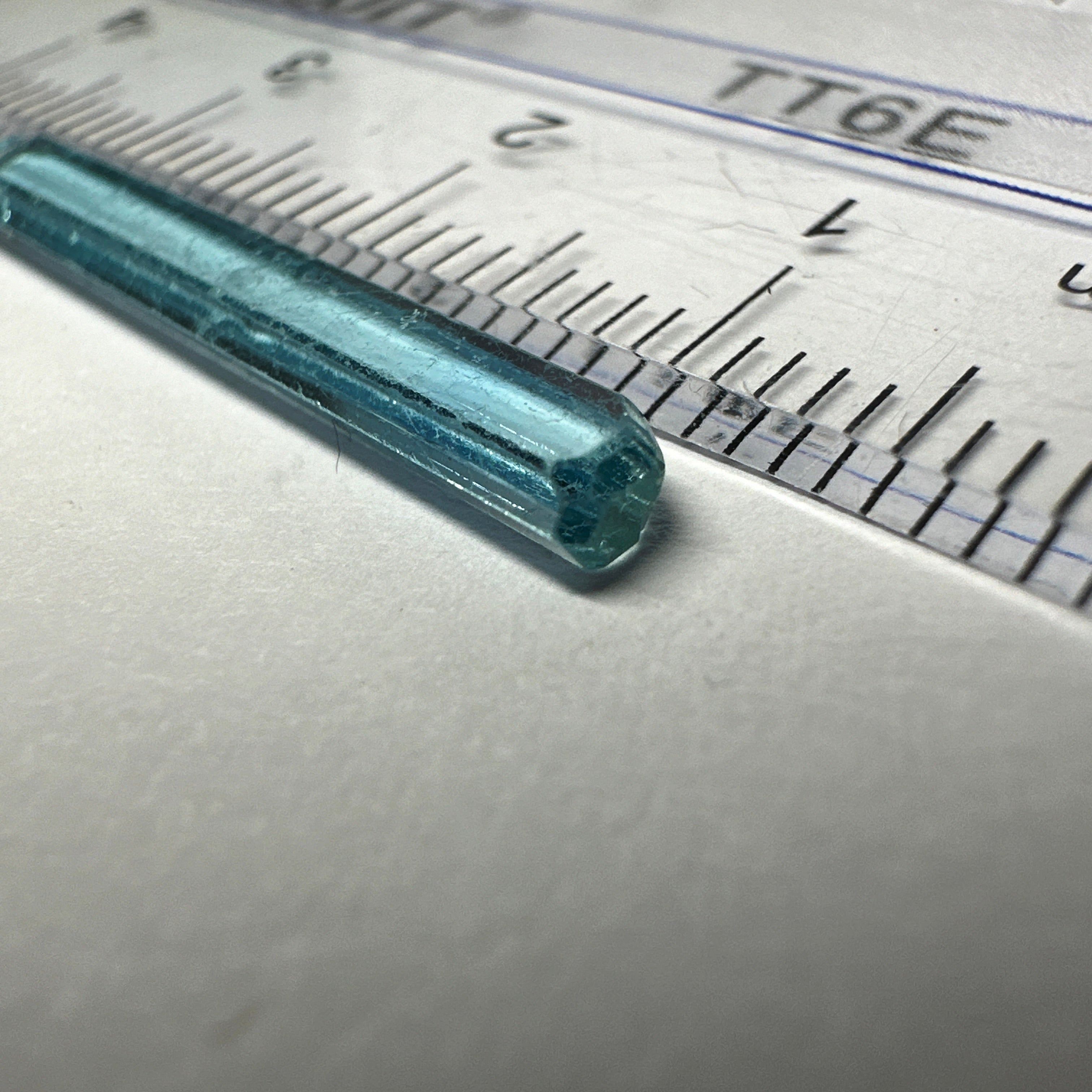 Blue Apatite Crystal, 2.32ct, Merelani, Tanzania, Untreated Unheated