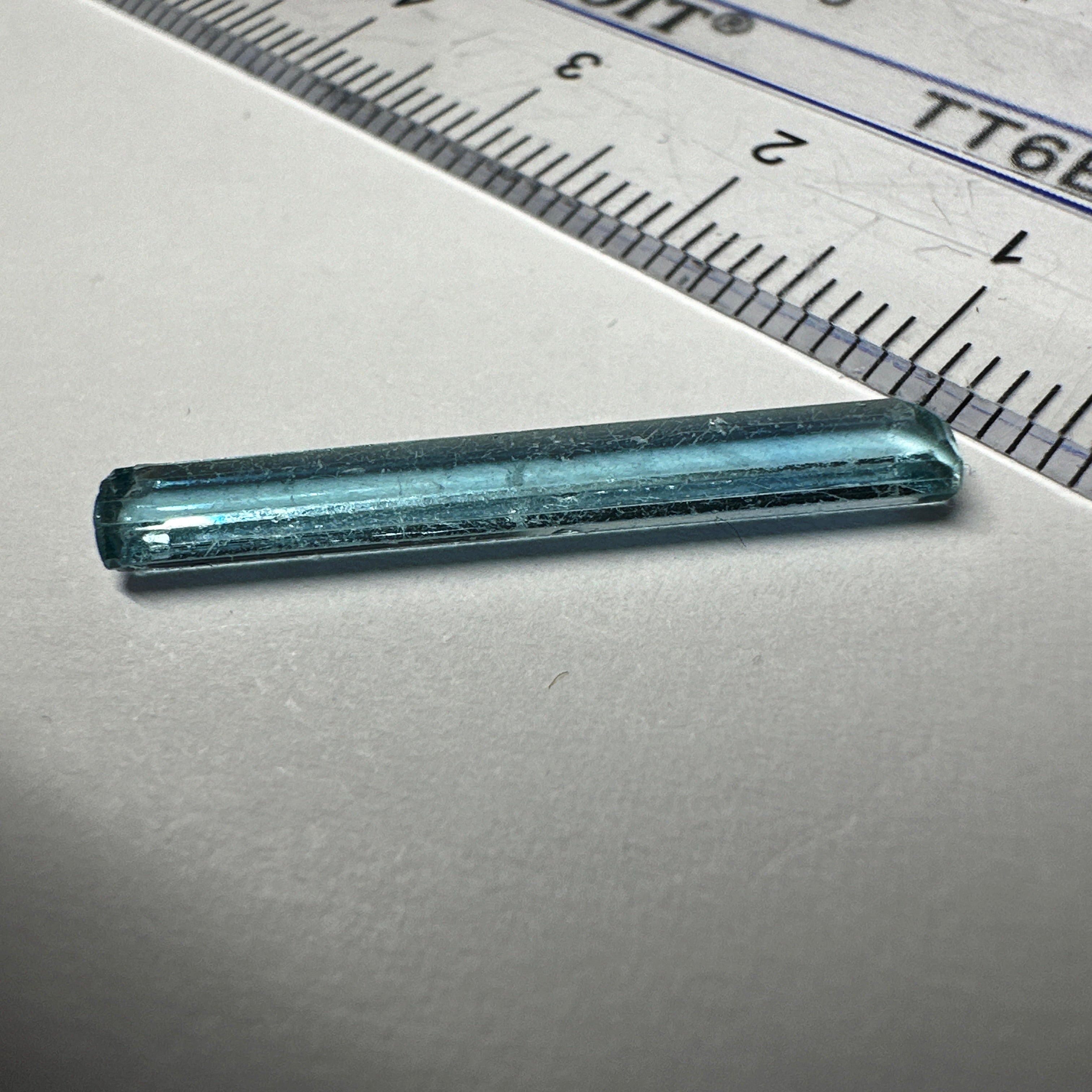 Blue Apatite Crystal, 2.32ct, Merelani, Tanzania, Untreated Unheated