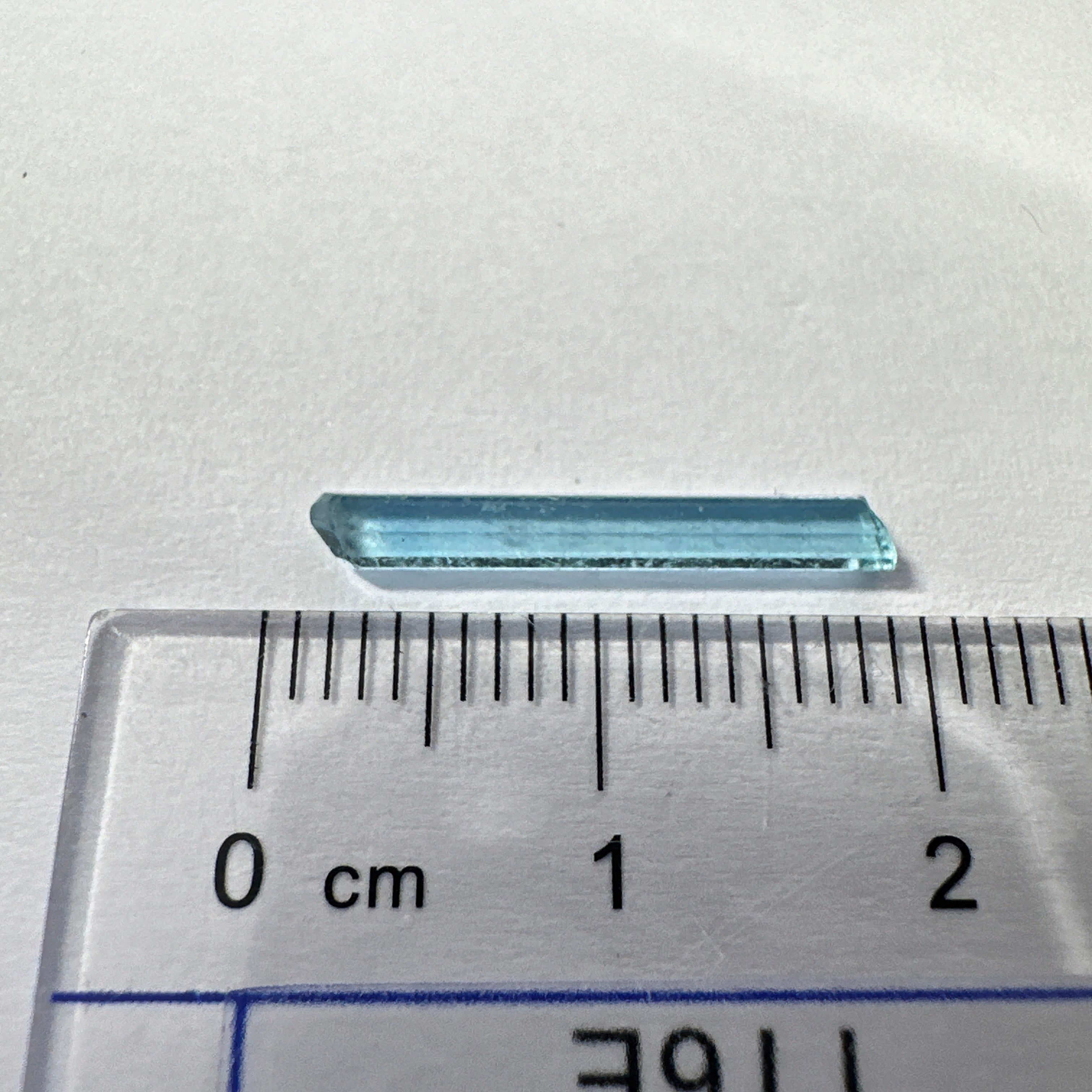 Blue Apatite Crystal, 1.12ct, Merelani, Tanzania, Untreated Unheated