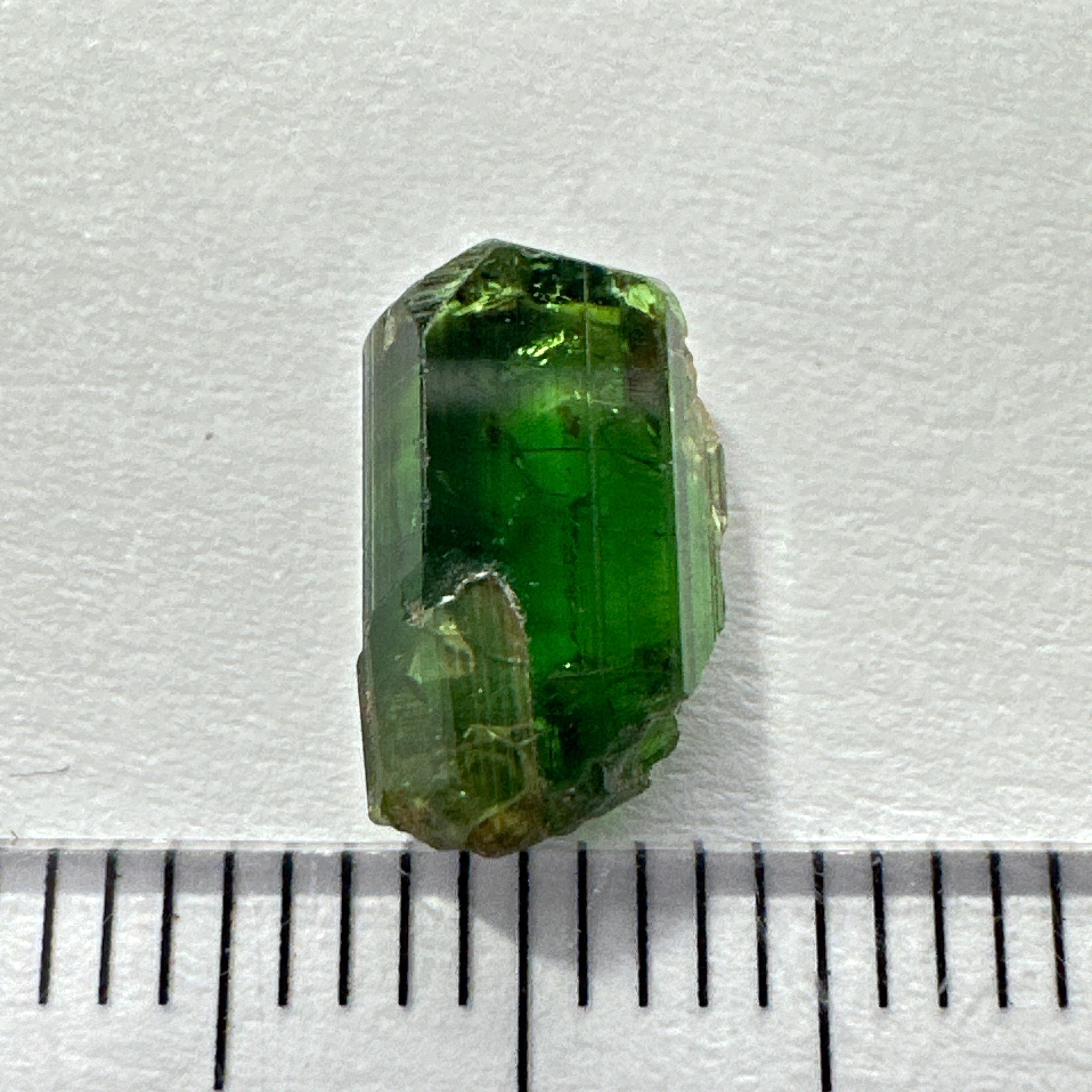 Tanzanian Chrome Tourmaline Crystal, 2.61ct, Laletema, Tanzania, Untreated Unheated