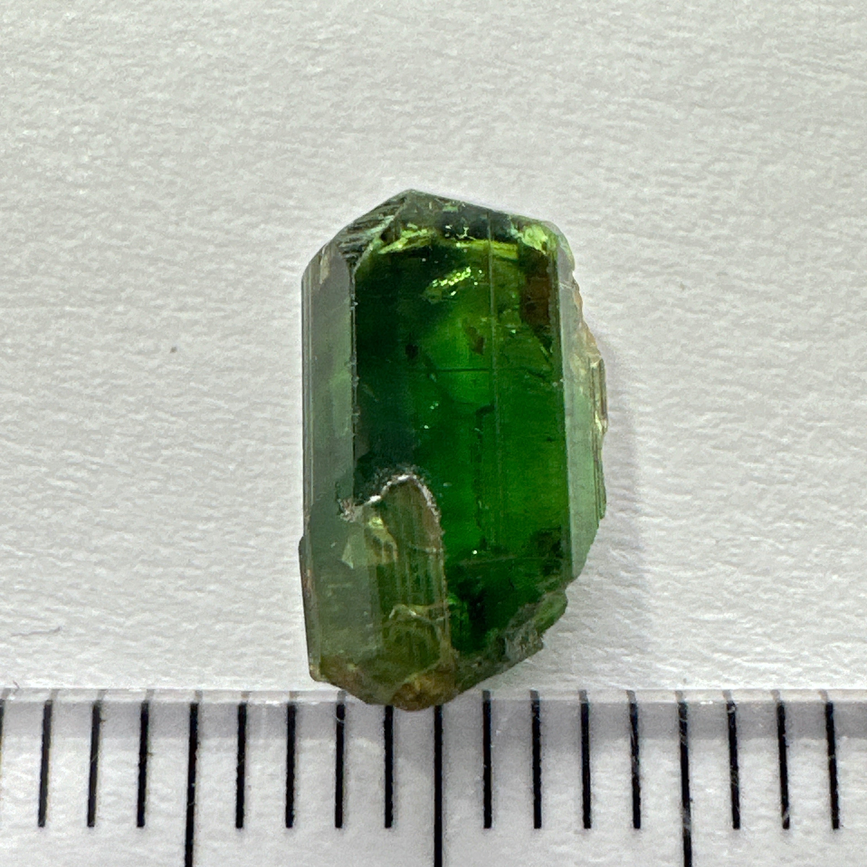 Tanzanian Chrome Tourmaline Crystal, 2.61ct, Laletema, Tanzania, Untreated Unheated