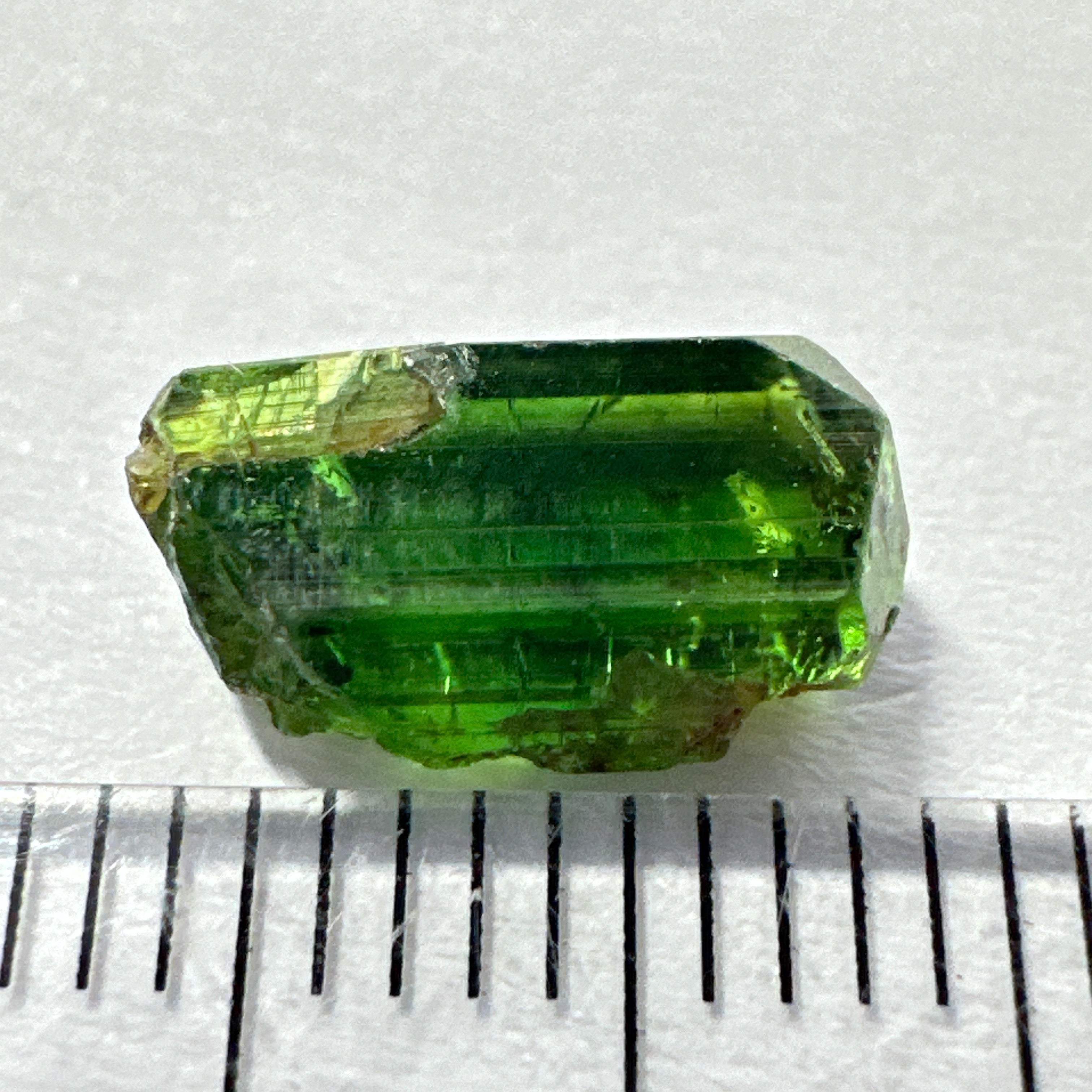 Tanzanian Chrome Tourmaline Crystal, 2.61ct, Laletema, Tanzania, Untreated Unheated