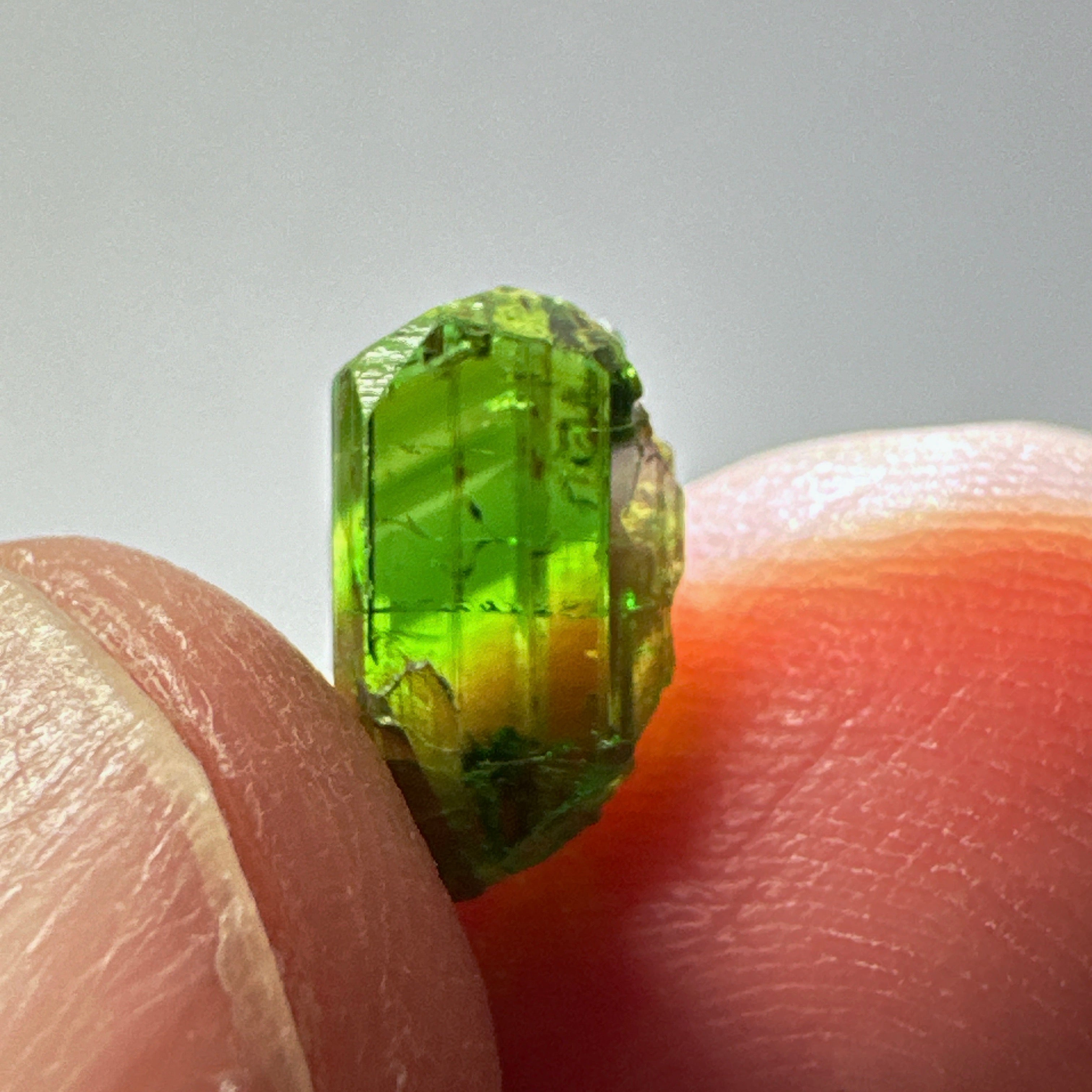 Tanzanian Chrome Tourmaline Crystal, 2.61ct, Laletema, Tanzania, Untreated Unheated