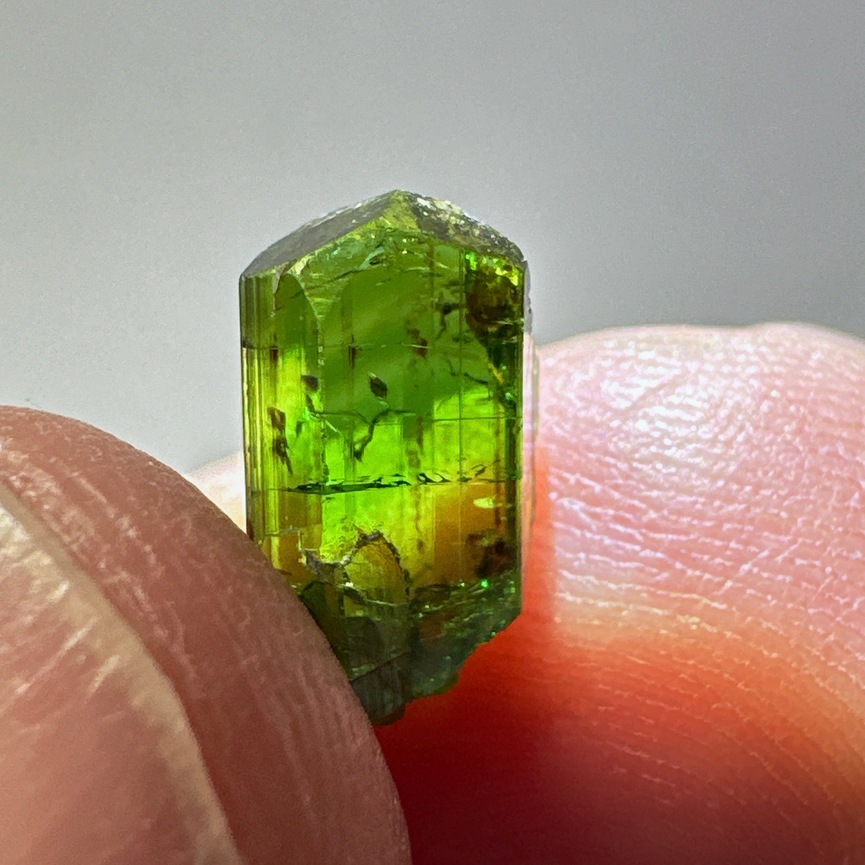 Tanzanian Chrome Tourmaline Crystal, 2.61ct, Laletema, Tanzania, Untreated Unheated