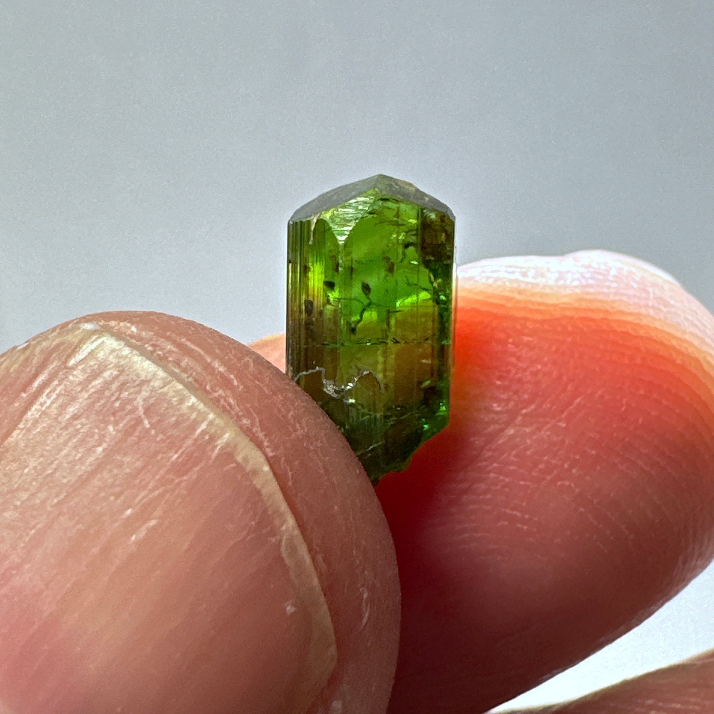 Tanzanian Chrome Tourmaline Crystal, 2.61ct, Laletema, Tanzania, Untreated Unheated