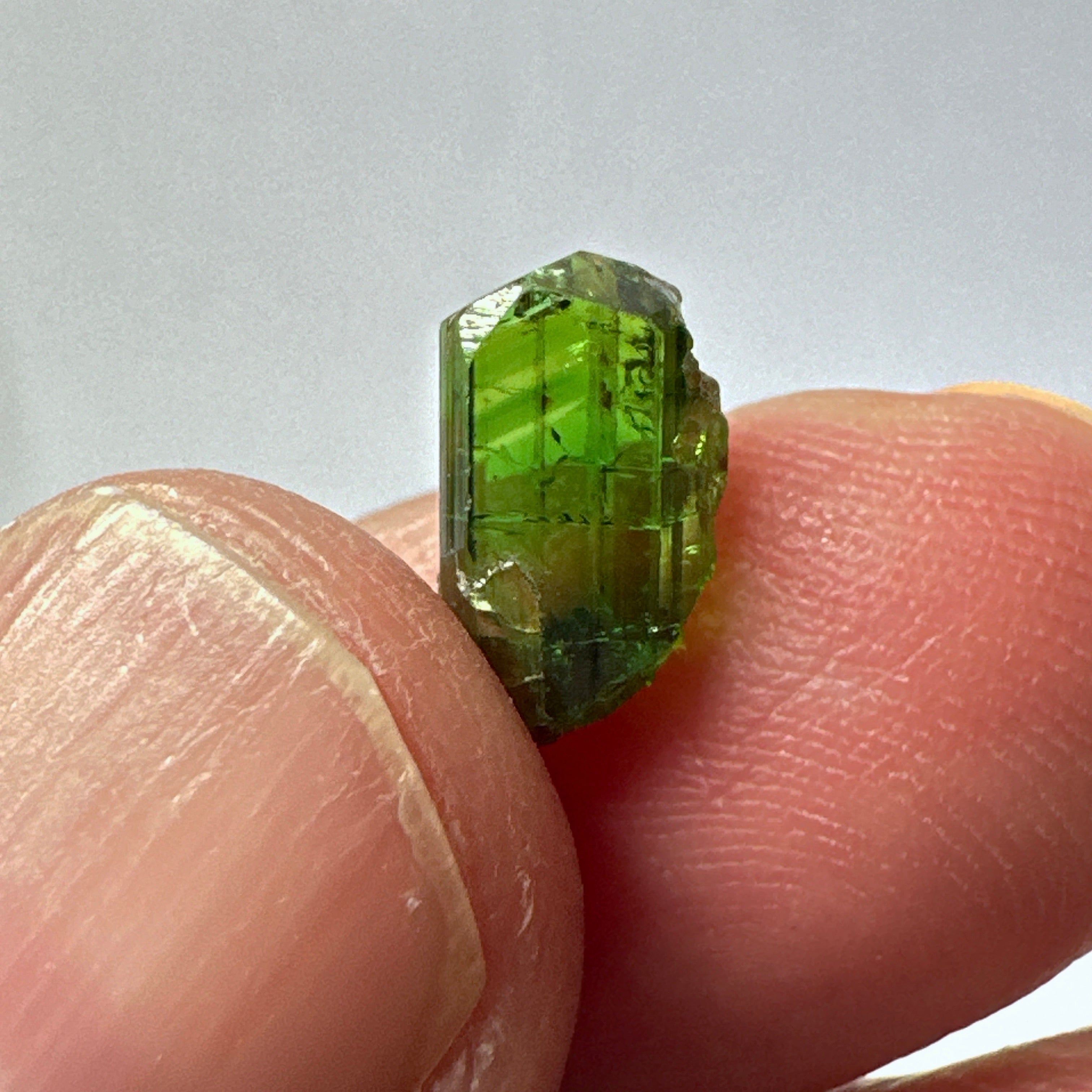 Tanzanian Chrome Tourmaline Crystal, 2.61ct, Laletema, Tanzania, Untreated Unheated