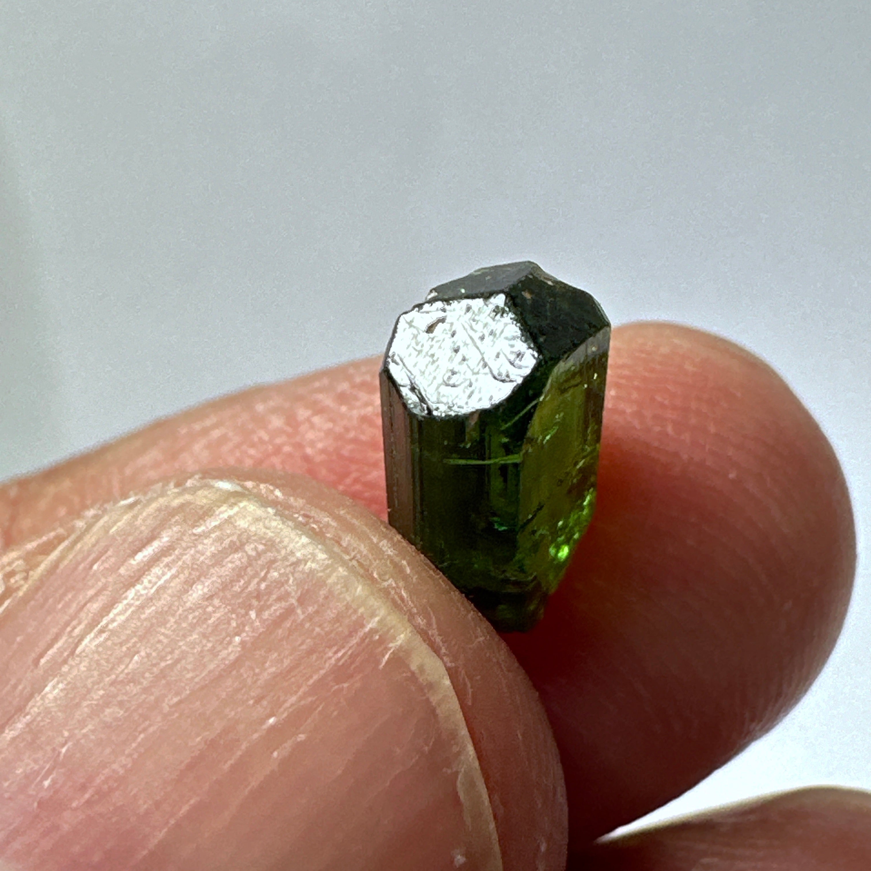 Tanzanian Chrome Tourmaline Crystal, 2.61ct, Laletema, Tanzania, Untreated Unheated