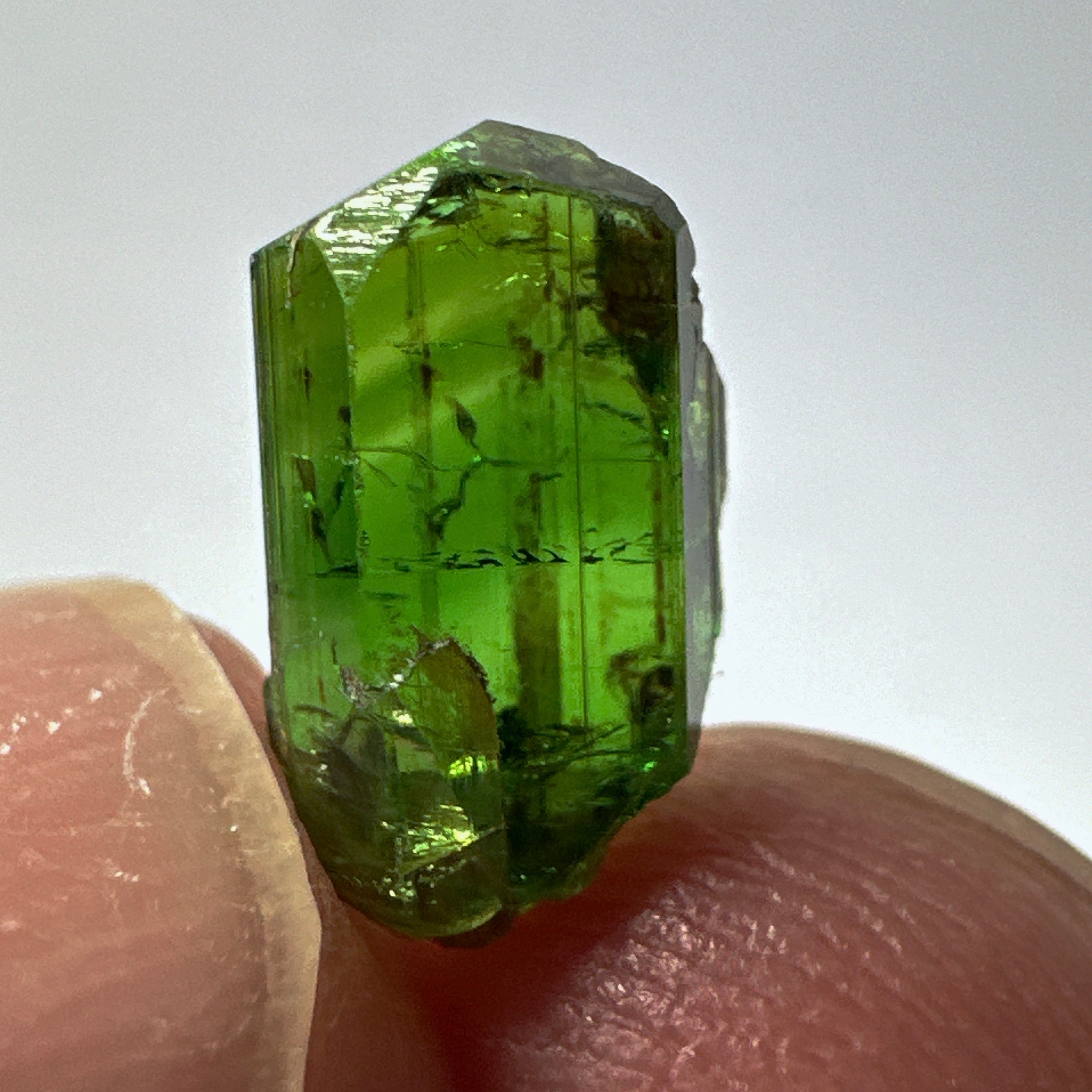 Tanzanian Chrome Tourmaline Crystal, 2.61ct, Laletema, Tanzania, Untreated Unheated