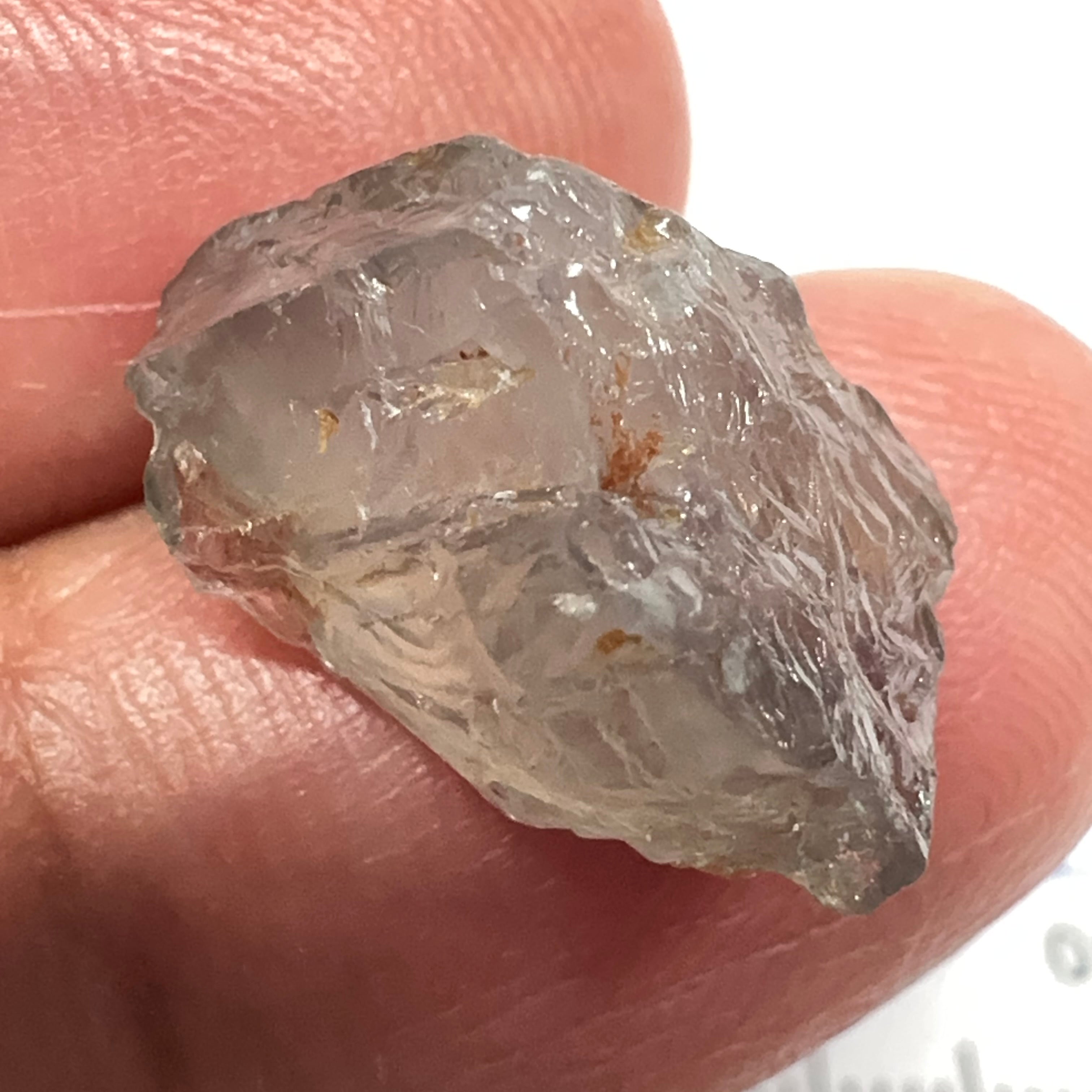 Umba Sapphire, 11.78ct, Tanzania, Untreated Unheated, silky, see pics, good for a cab though or facet with silk