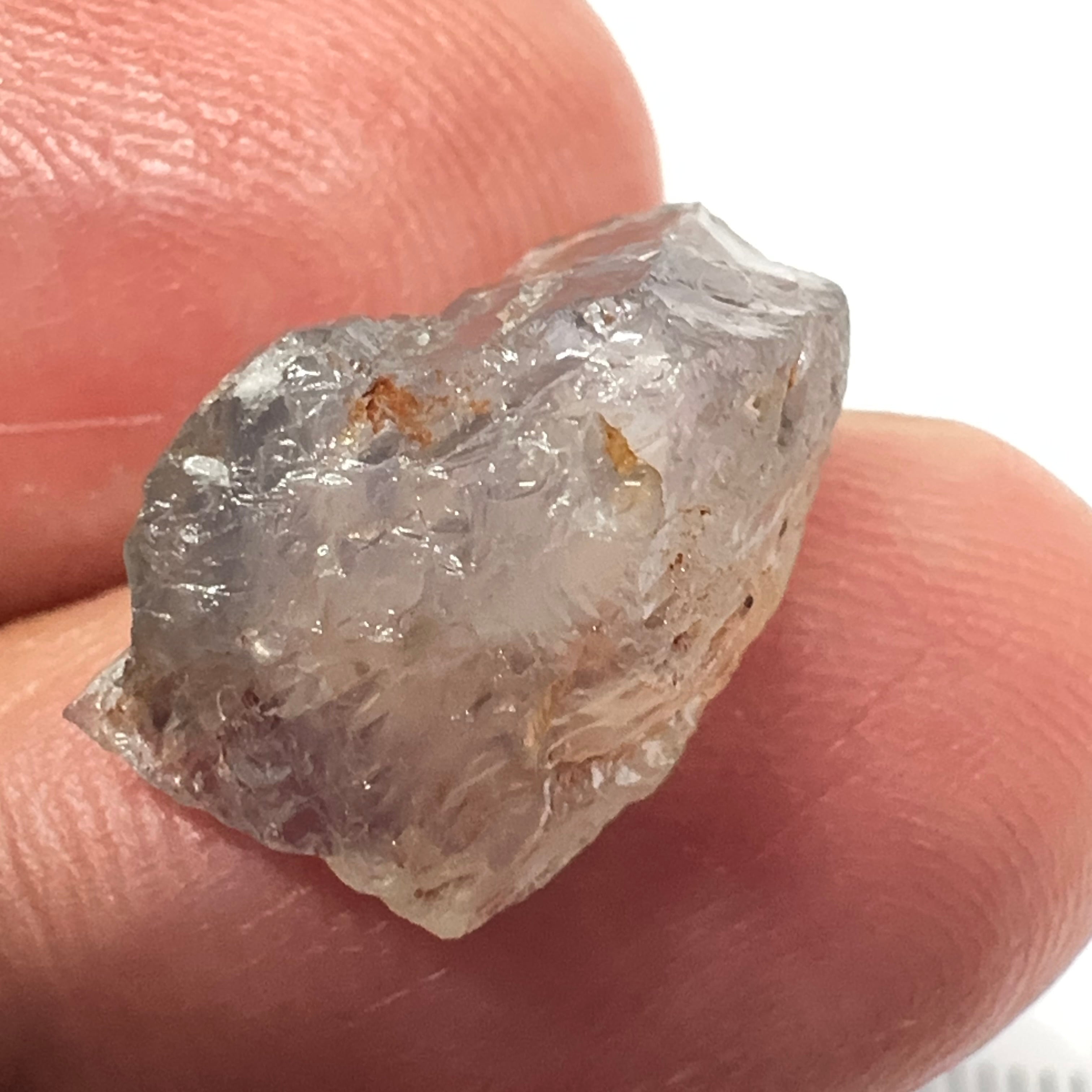 Umba Sapphire, 11.78ct, Tanzania, Untreated Unheated, silky, see pics, good for a cab though or facet with silk