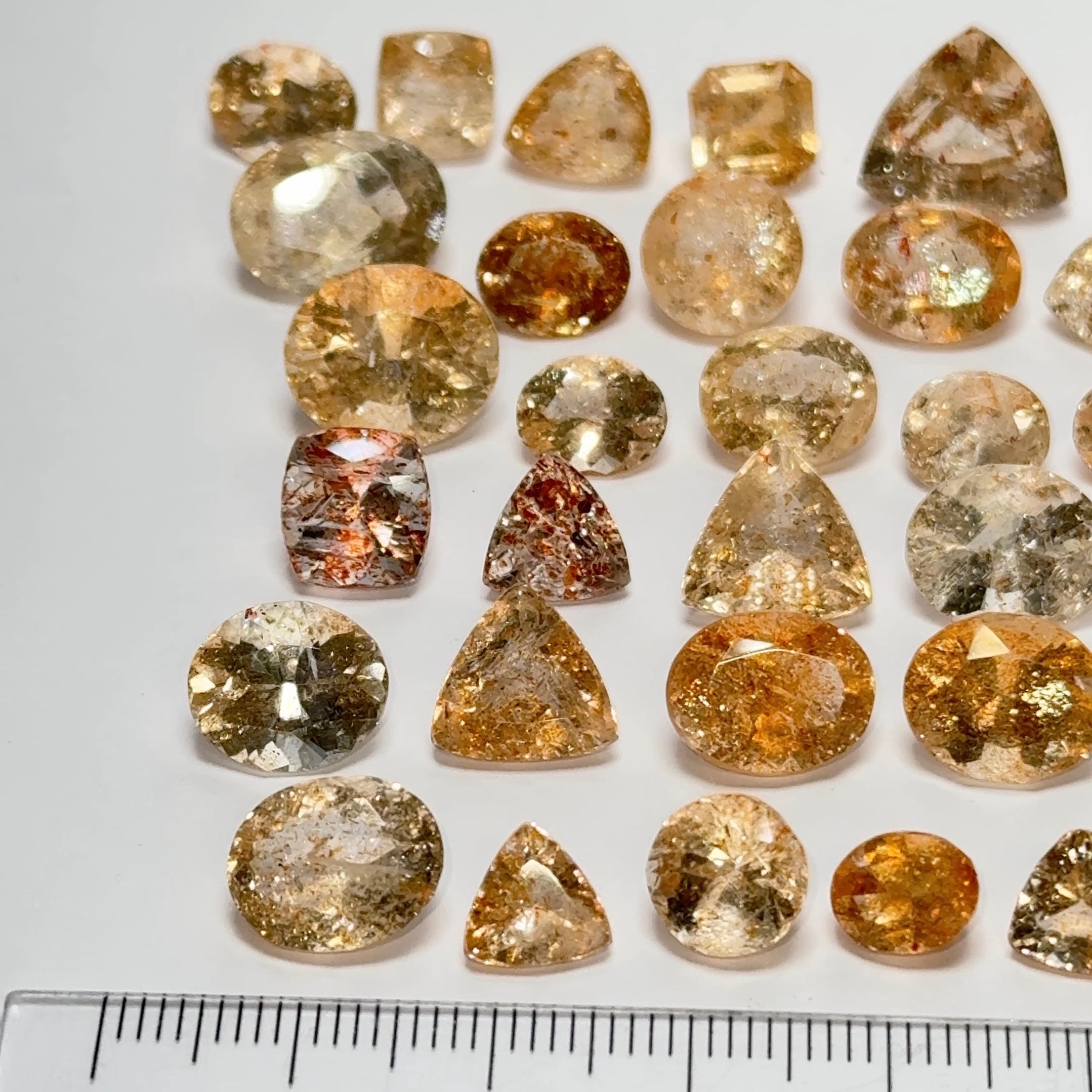 Confetti Sunstone Wholesale Lot, Tanzania. 161.02ct, Untreated Unheated, 0.75ct-7.40ct