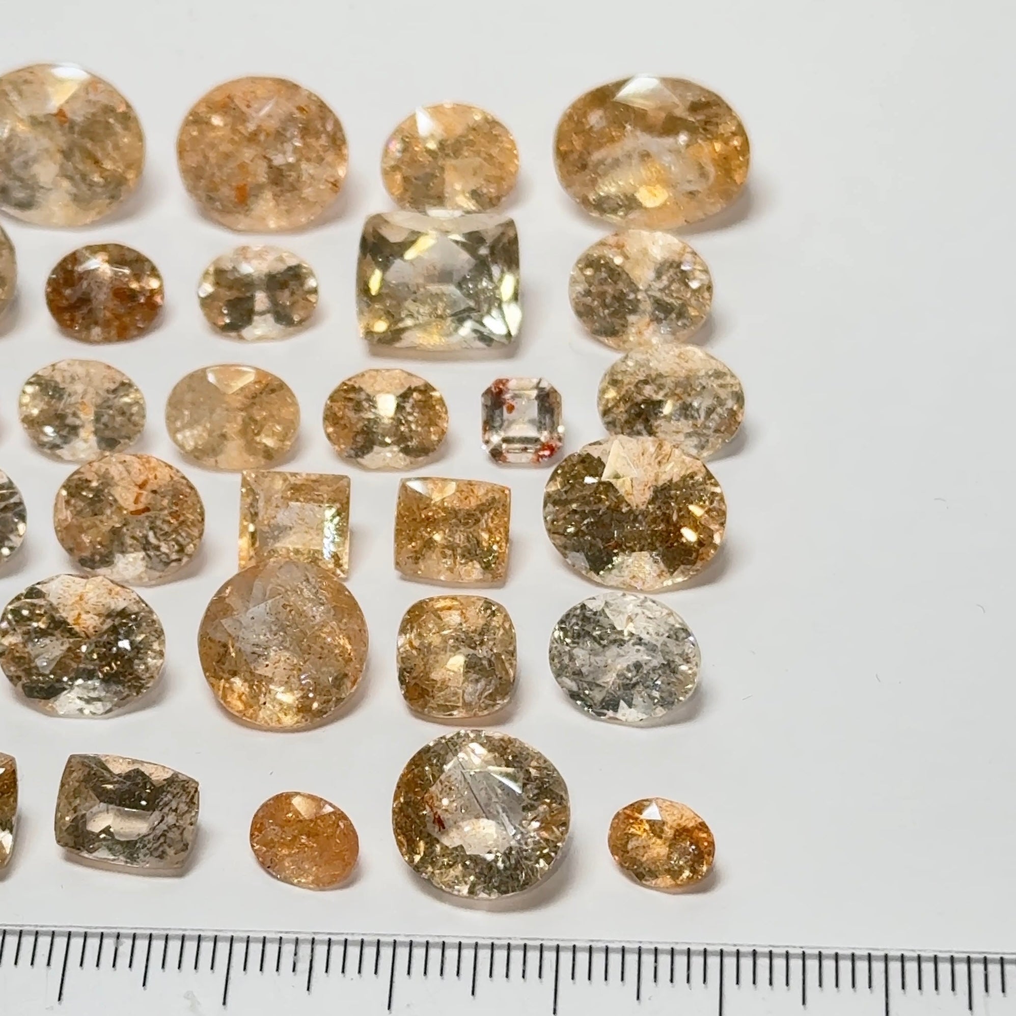 Confetti Sunstone Wholesale Lot, Tanzania. 161.02ct, Untreated Unheated, 0.75ct-7.40ct