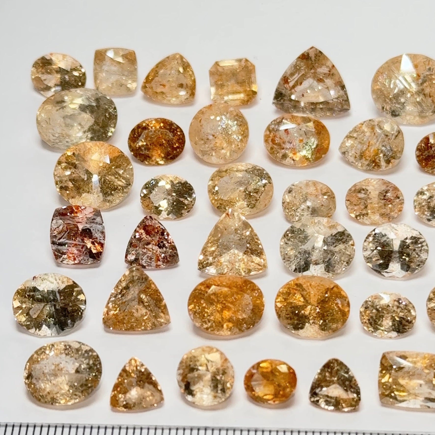 Confetti Sunstone Wholesale Lot, Tanzania. 161.02ct, Untreated Unheated, 0.75ct-7.40ct