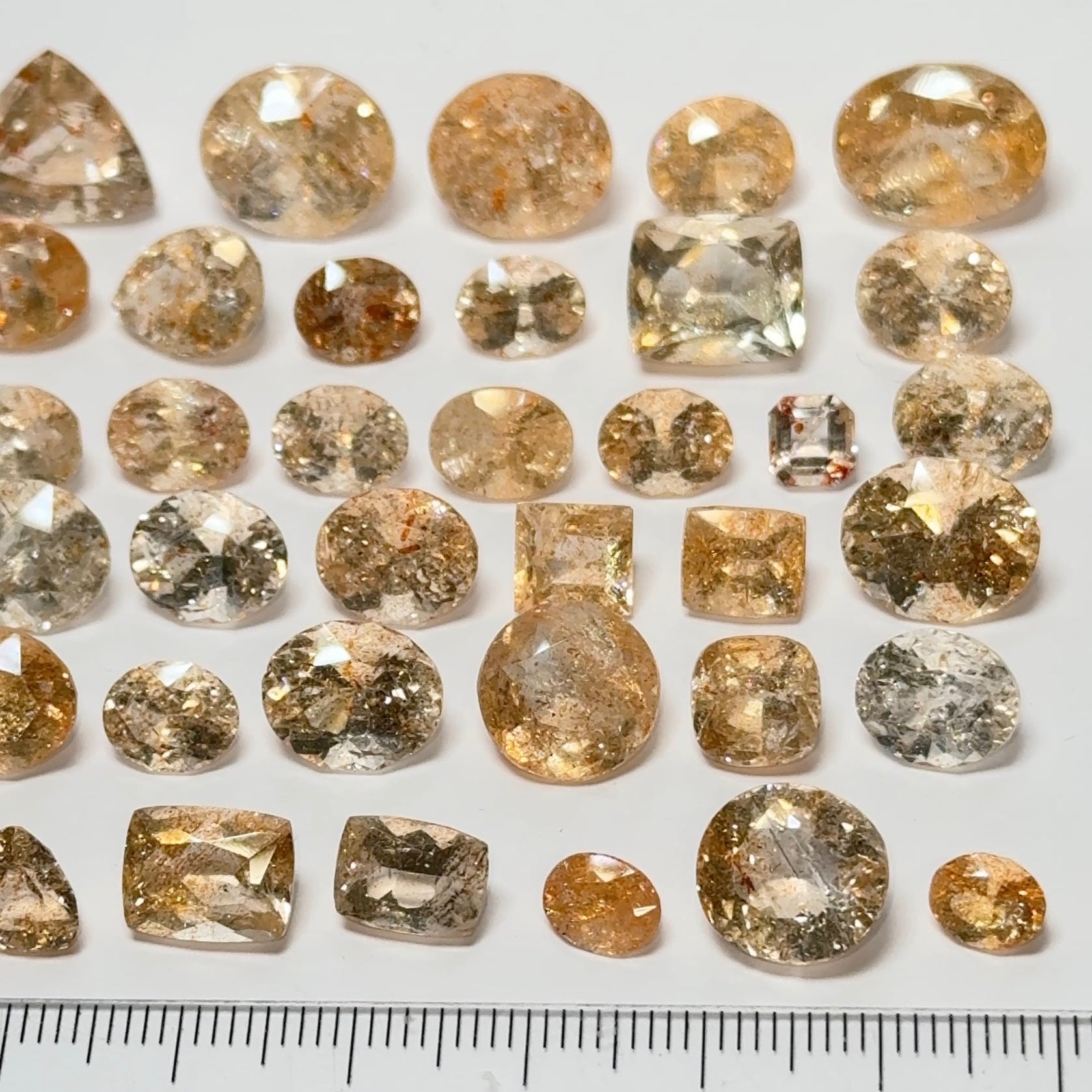 Confetti Sunstone Wholesale Lot, Tanzania. 161.02ct, Untreated Unheated, 0.75ct-7.40ct