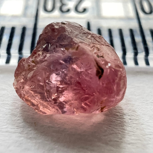 Winza Sapphire, 2.13ct, Tanzania, Untreated Unheated. Crack on side see pictures, we have marked the position with a blue circle